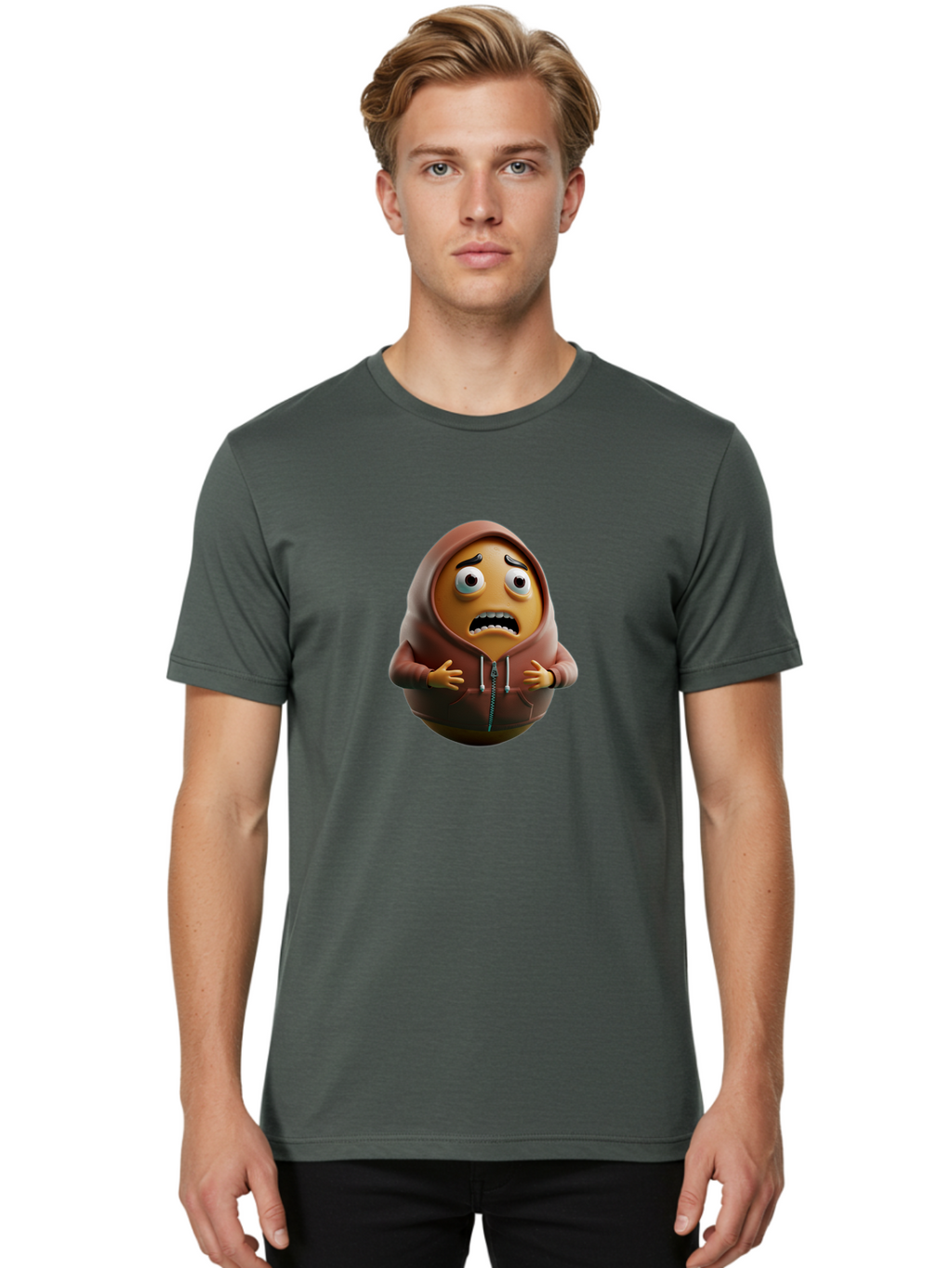 Angry-Emoji-Hoodie Men'S Graphic Tee, 100% Cotton, Comfortable Casual Summer Wear, Machine Washable, Vintage Camera, Old Camera, Antique Camera, Black Camera, Classic Photography, Photography Equipment, Nostalgic Device, Film Camera, Baj951