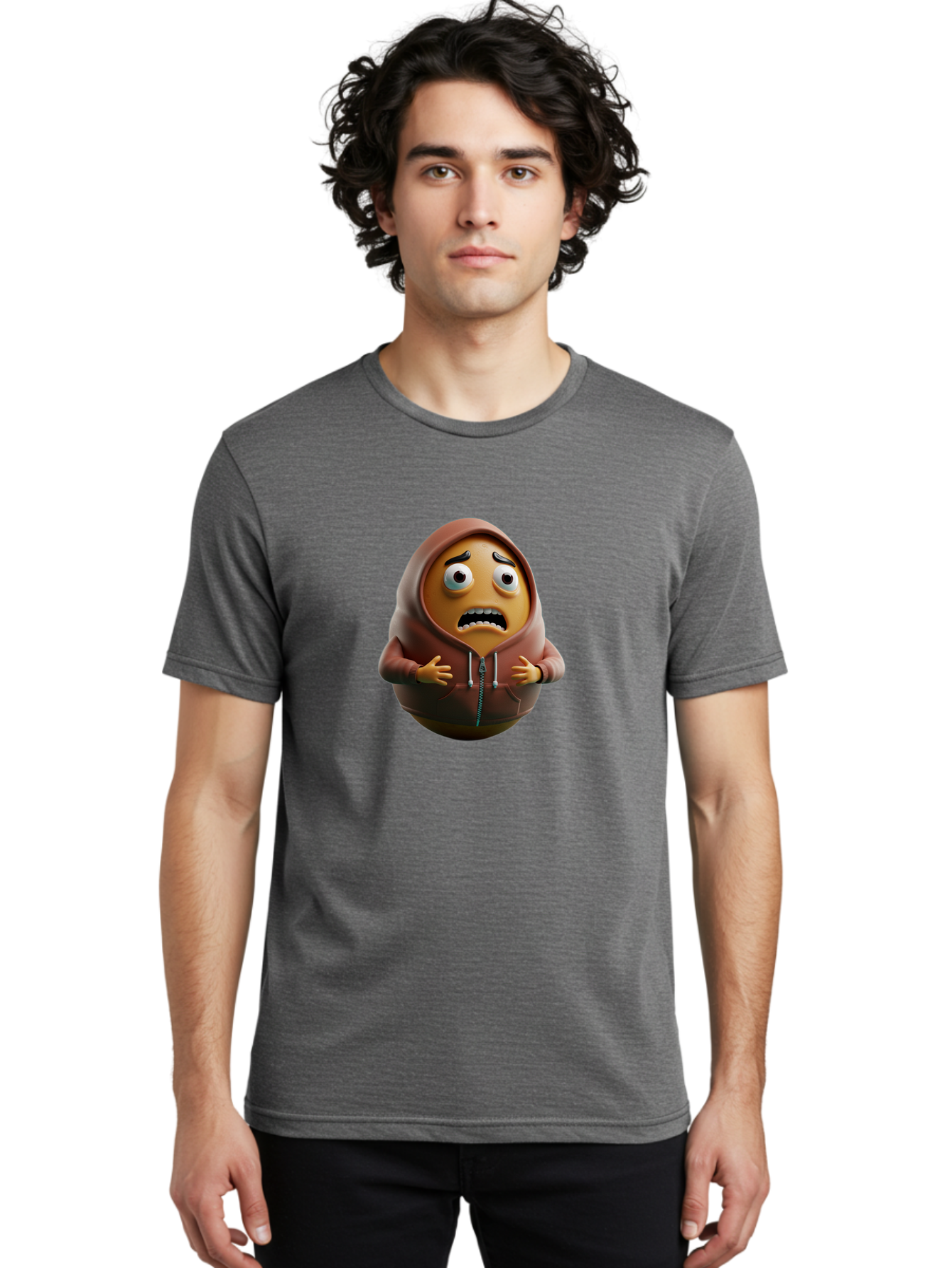 Angry-Emoji-Hoodie Men'S Graphic Tee, 100% Cotton, Comfortable Casual Summer Wear, Machine Washable, Vintage Camera, Old Camera, Antique Camera, Black Camera, Classic Photography, Photography Equipment, Nostalgic Device, Film Camera, Baj951