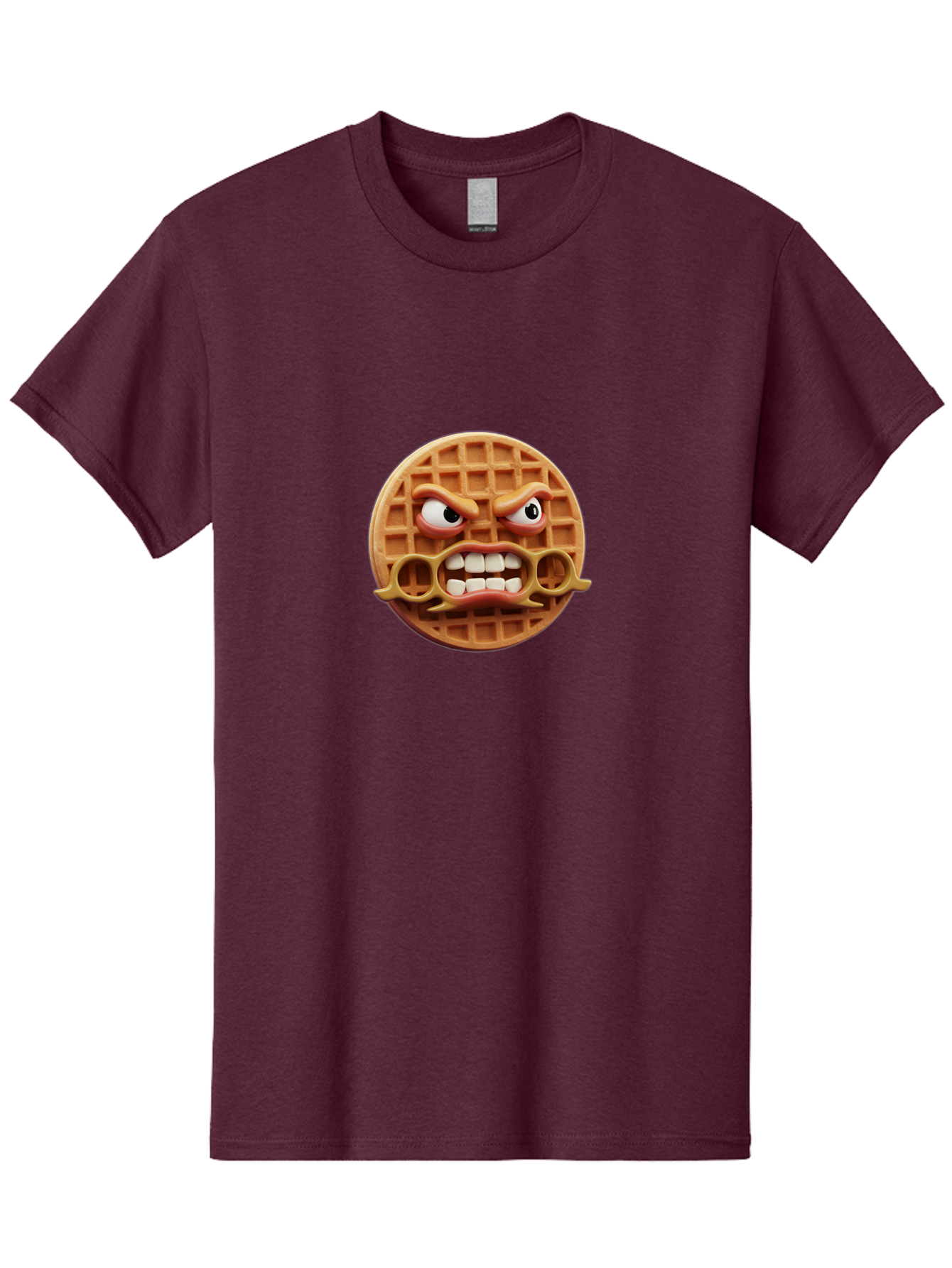 Angry-Face-Waffle Men'S Graphic Tee, 100% Cotton, Comfortable Casual Summer Wear, Machine Washable, Vintage Camera, Old Camera, Antique Camera, Black Camera, Classic Photography, Photography Equipment, Nostalgic Device, Film Camera, Camera Art Baj953
