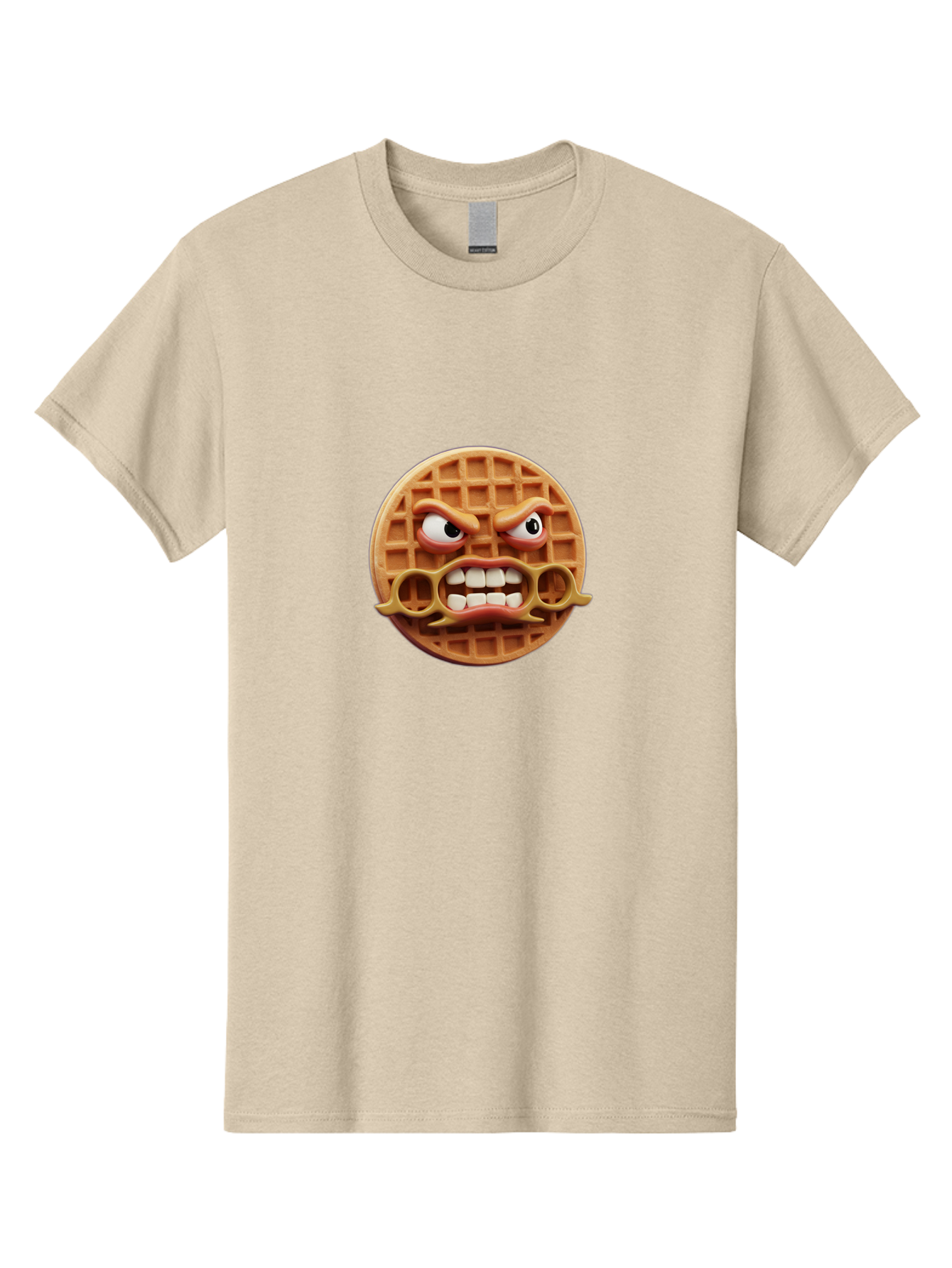 Angry-Face-Waffle Men'S Graphic Tee, 100% Cotton, Comfortable Casual Summer Wear, Machine Washable, Vintage Camera, Old Camera, Antique Camera, Black Camera, Classic Photography, Photography Equipment, Nostalgic Device, Film Camera, Camera Art Baj953