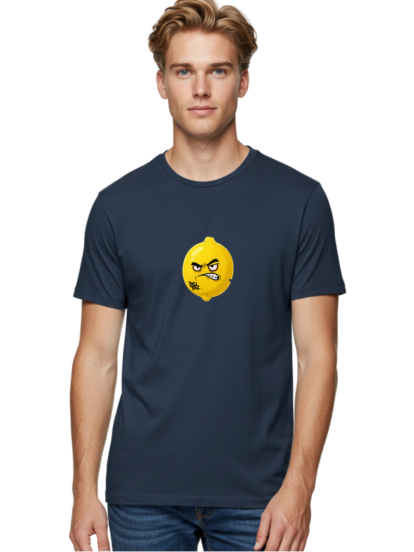 Angry-Lemon-2 Men'S Graphic Tee, 100% Cotton, Comfortable Casual Summer Wear, Machine Washable, Vintage Camera, Old Camera, Antique Camera, Black Camera, Classic Photography, Photography Equipment, Nostalgic Device, Film Camera, Camera Art Baj955
