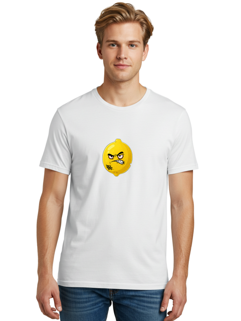 Angry-Lemon-2 Men'S Graphic Tee, 100% Cotton, Comfortable Casual Summer Wear, Machine Washable, Vintage Camera, Old Camera, Antique Camera, Black Camera, Classic Photography, Photography Equipment, Nostalgic Device, Film Camera, Camera Art Baj955