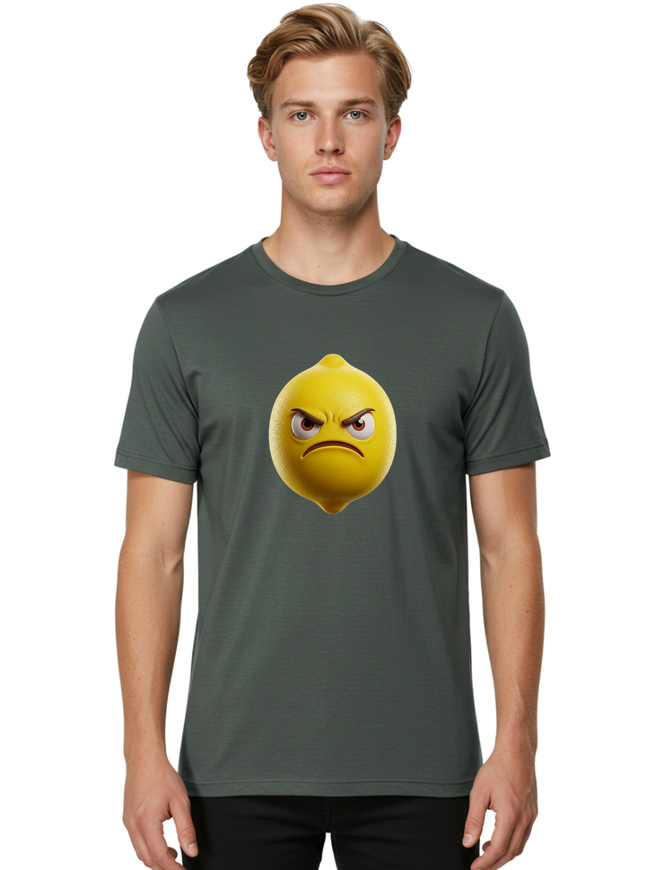 Angry-Lemon-3 Men'S Graphic Tee, 100% Cotton, Comfortable Casual Summer Wear, Machine Washable, Vintage Camera, Old Camera, Antique Camera, Black Camera, Classic Photography, Photography Equipment, Nostalgic Device, Film Camera, Camera Art Baj956