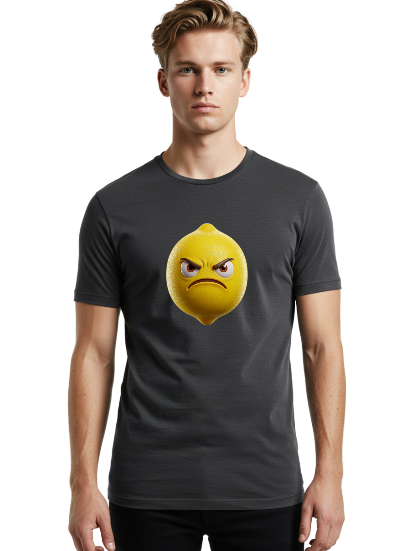 Angry-Lemon-3 Men'S Graphic Tee, 100% Cotton, Comfortable Casual Summer Wear, Machine Washable, Vintage Camera, Old Camera, Antique Camera, Black Camera, Classic Photography, Photography Equipment, Nostalgic Device, Film Camera, Camera Art Baj956