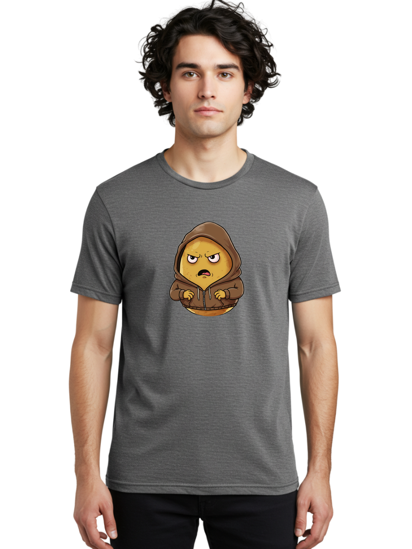 Angry-Potato-1 Men'S Graphic Tee, 100% Cotton, Comfortable Casual Summer Wear, Machine Washable, Vintage Camera, Old Camera, Antique Camera, Black Camera, Classic Photography, Photography Equipment, Nostalgic Device, Film Camera, Camera Art Baj959