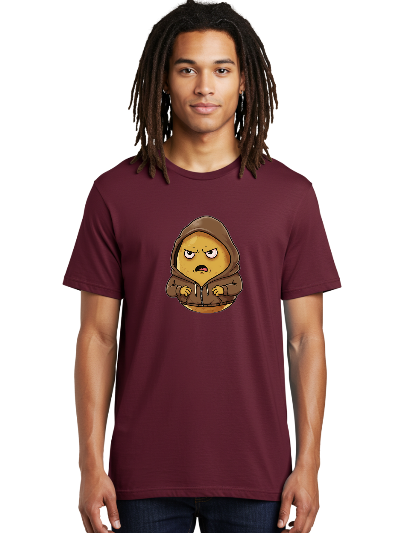 Angry-Potato-1 Men'S Graphic Tee, 100% Cotton, Comfortable Casual Summer Wear, Machine Washable, Vintage Camera, Old Camera, Antique Camera, Black Camera, Classic Photography, Photography Equipment, Nostalgic Device, Film Camera, Camera Art Baj959