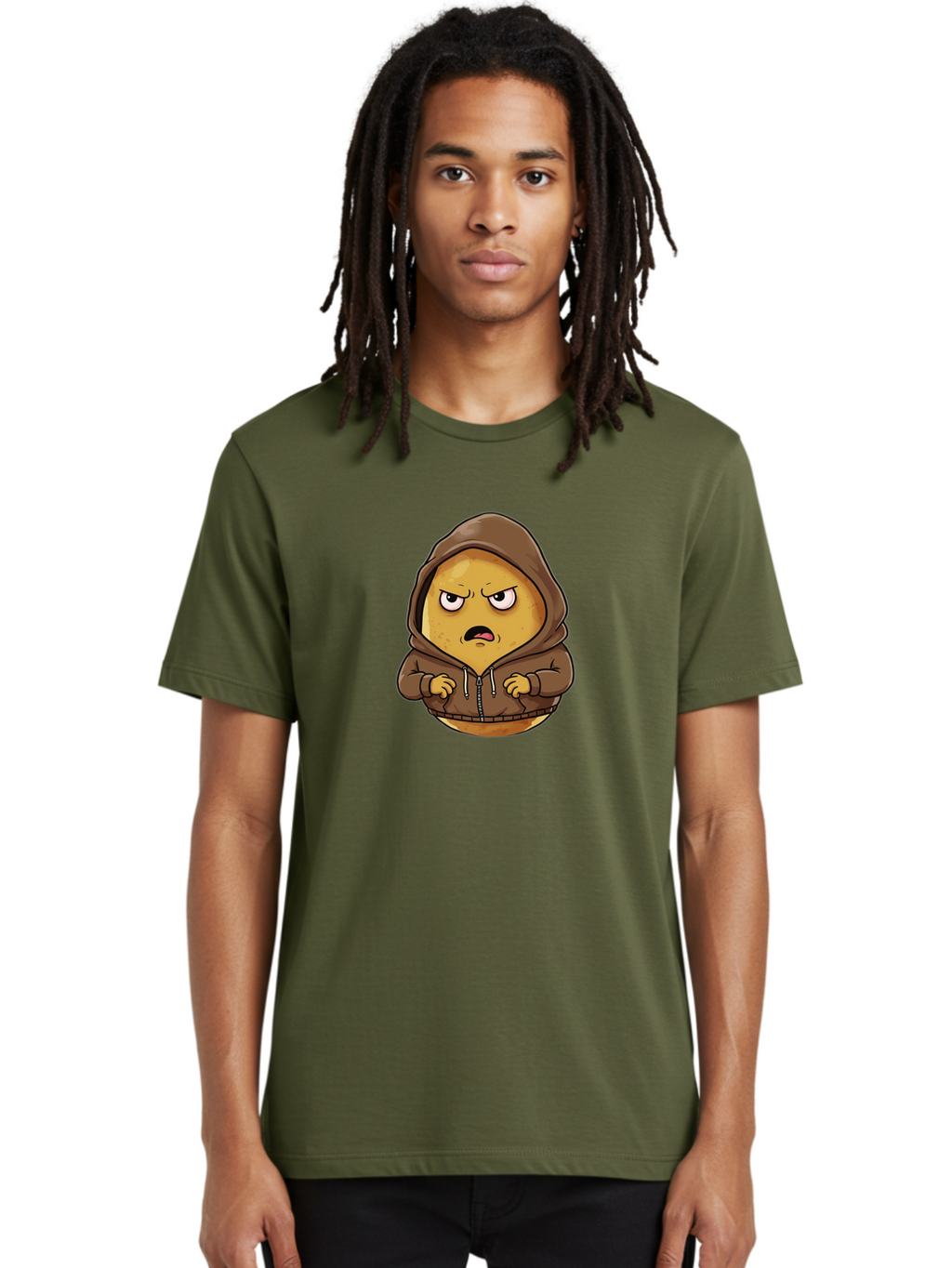 Angry-Potato-1 Men'S Graphic Tee, 100% Cotton, Comfortable Casual Summer Wear, Machine Washable, Vintage Camera, Old Camera, Antique Camera, Black Camera, Classic Photography, Photography Equipment, Nostalgic Device, Film Camera, Camera Art Baj959