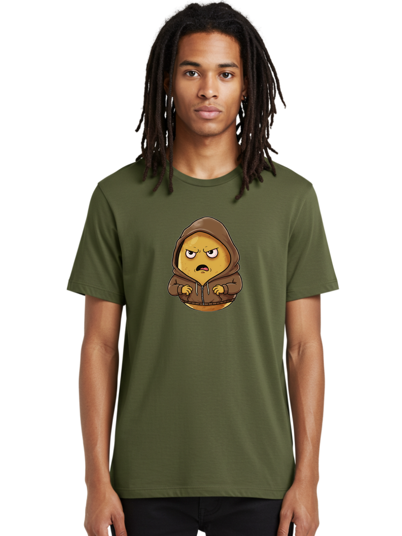 Angry-Potato-1 Men'S Graphic Tee, 100% Cotton, Comfortable Casual Summer Wear, Machine Washable, Vintage Camera, Old Camera, Antique Camera, Black Camera, Classic Photography, Photography Equipment, Nostalgic Device, Film Camera, Camera Art Baj959