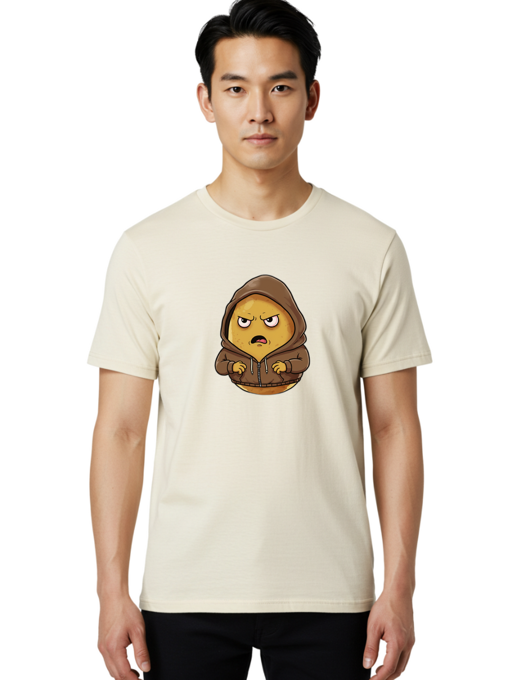Angry-Potato-1 Men'S Graphic Tee, 100% Cotton, Comfortable Casual Summer Wear, Machine Washable, Vintage Camera, Old Camera, Antique Camera, Black Camera, Classic Photography, Photography Equipment, Nostalgic Device, Film Camera, Camera Art Baj959