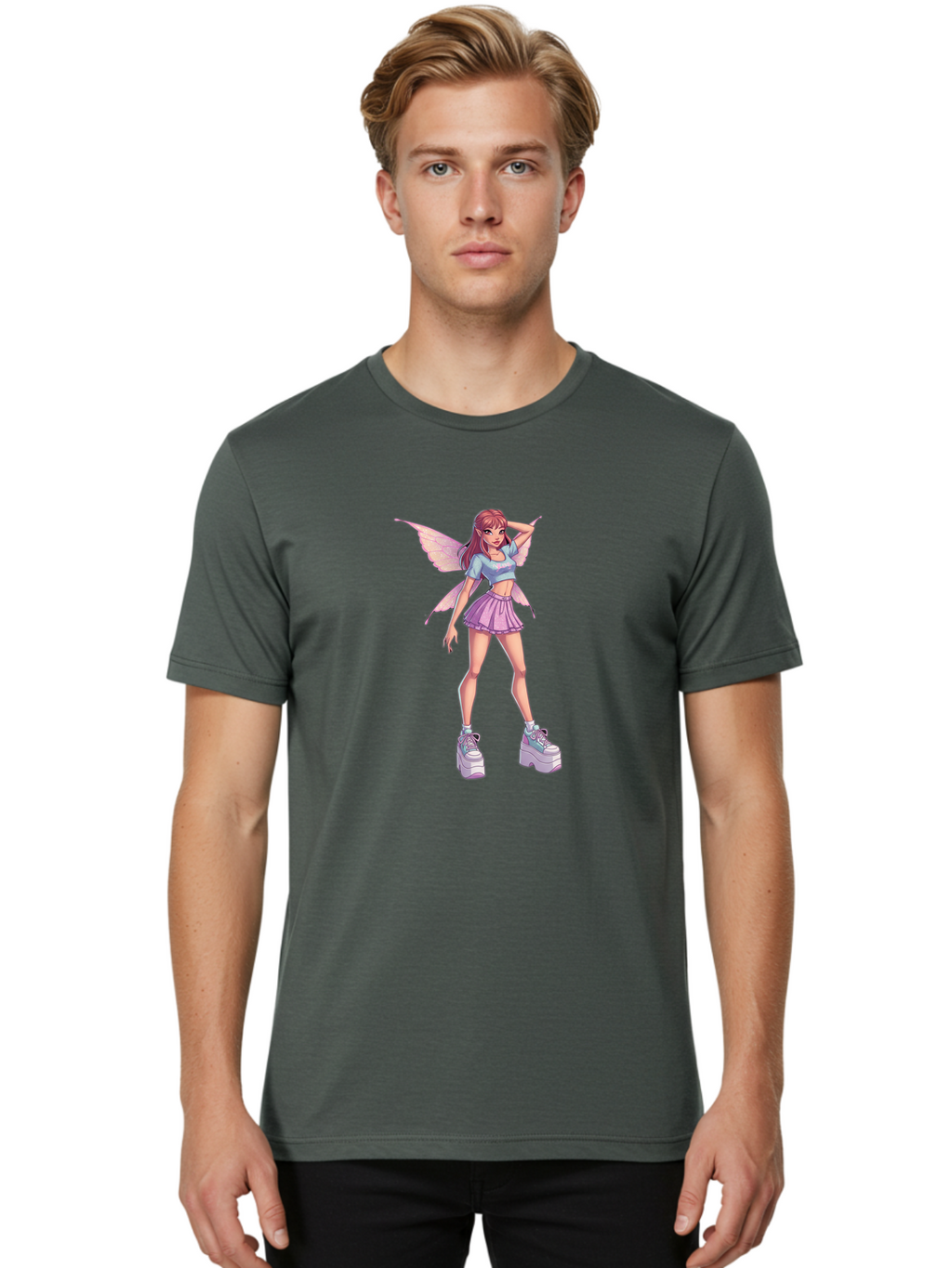 Anime-Fairy Men'S Graphic Tee, 100% Cotton, Comfortable Casual Summer Wear, Machine Washable, Vintage Camera, Old Camera, Antique Camera, Black Camera, Classic Photography, Photography Equipment, Nostalgic Device, Film Camera, Camera Art Baj961