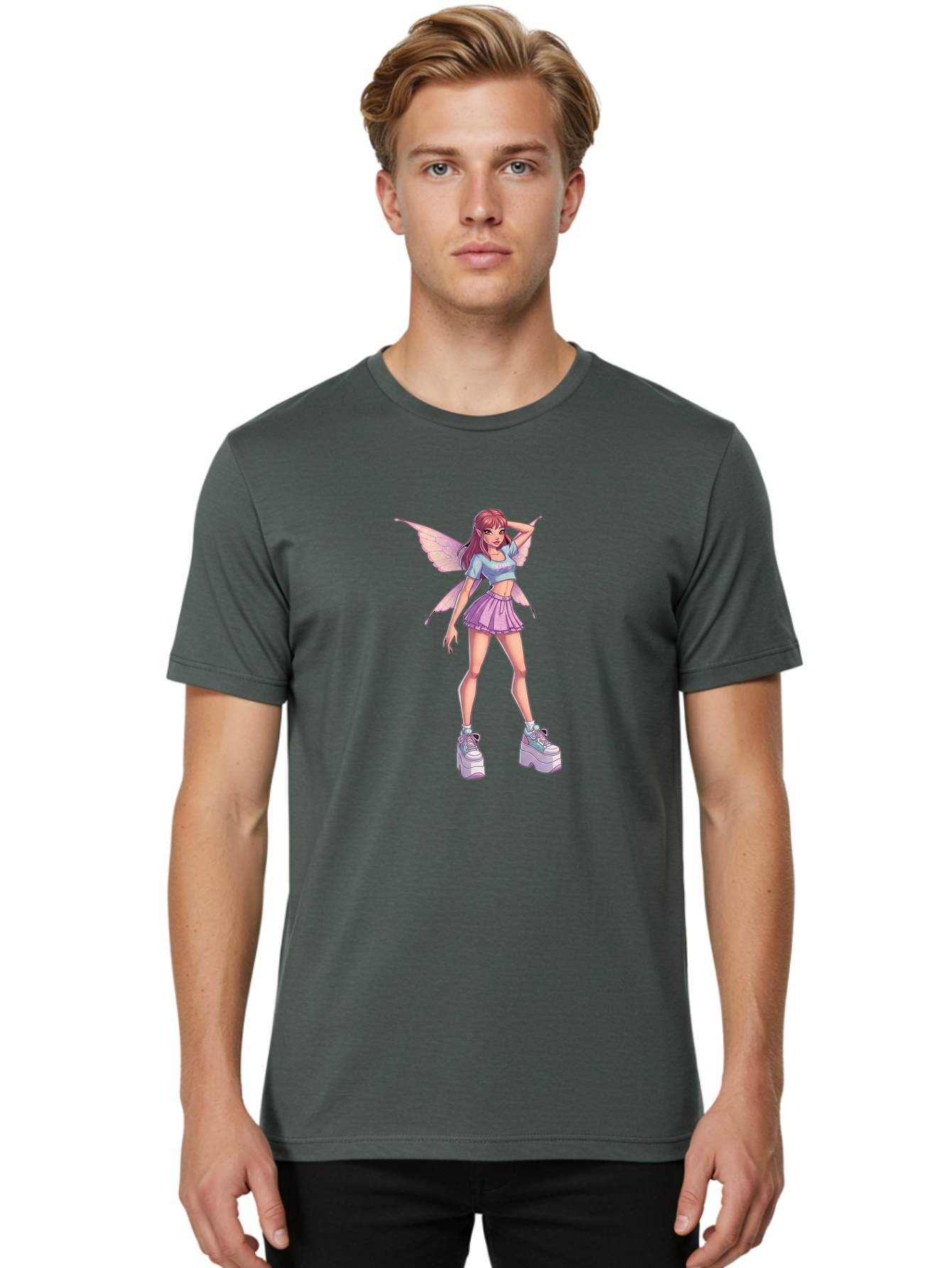 Anime-Fairy Men'S Graphic Tee, 100% Cotton, Comfortable Casual Summer Wear, Machine Washable, Vintage Camera, Old Camera, Antique Camera, Black Camera, Classic Photography, Photography Equipment, Nostalgic Device, Film Camera, Camera Art Baj961