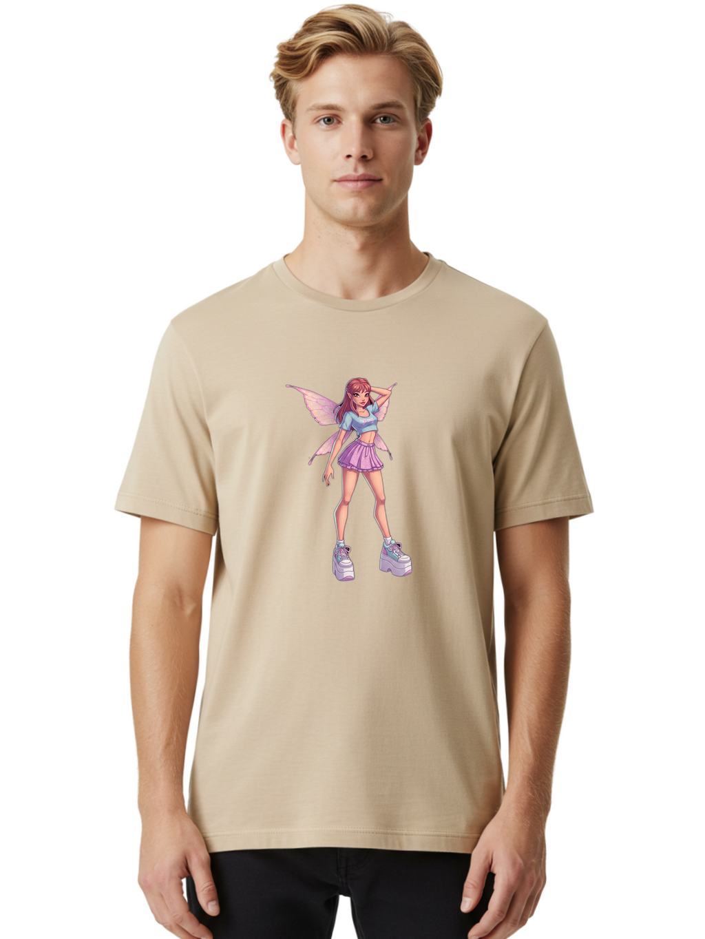 Anime-Fairy Men'S Graphic Tee, 100% Cotton, Comfortable Casual Summer Wear, Machine Washable, Vintage Camera, Old Camera, Antique Camera, Black Camera, Classic Photography, Photography Equipment, Nostalgic Device, Film Camera, Camera Art Baj961
