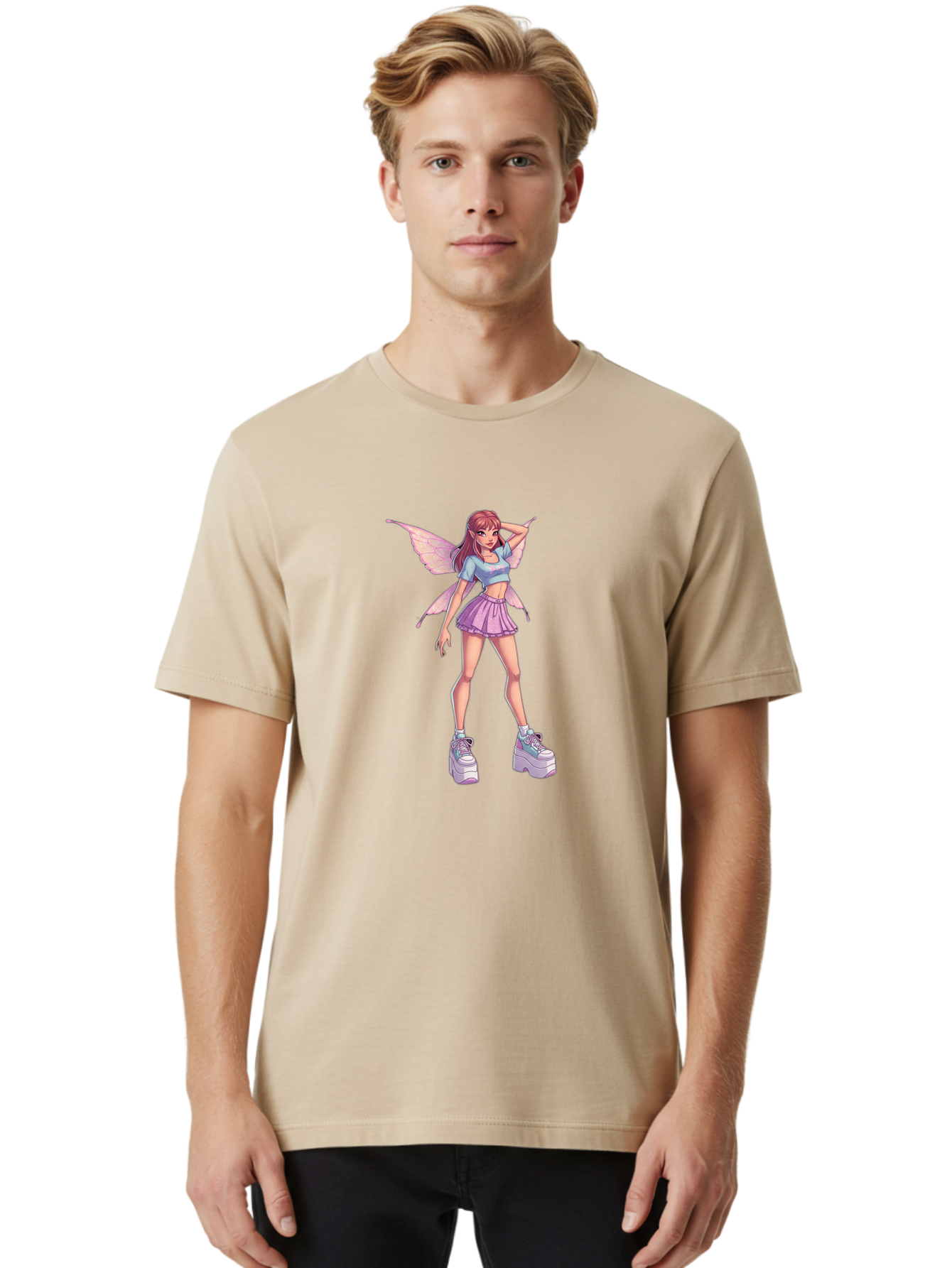 Anime-Fairy Men'S Graphic Tee, 100% Cotton, Comfortable Casual Summer Wear, Machine Washable, Vintage Camera, Old Camera, Antique Camera, Black Camera, Classic Photography, Photography Equipment, Nostalgic Device, Film Camera, Camera Art Baj961