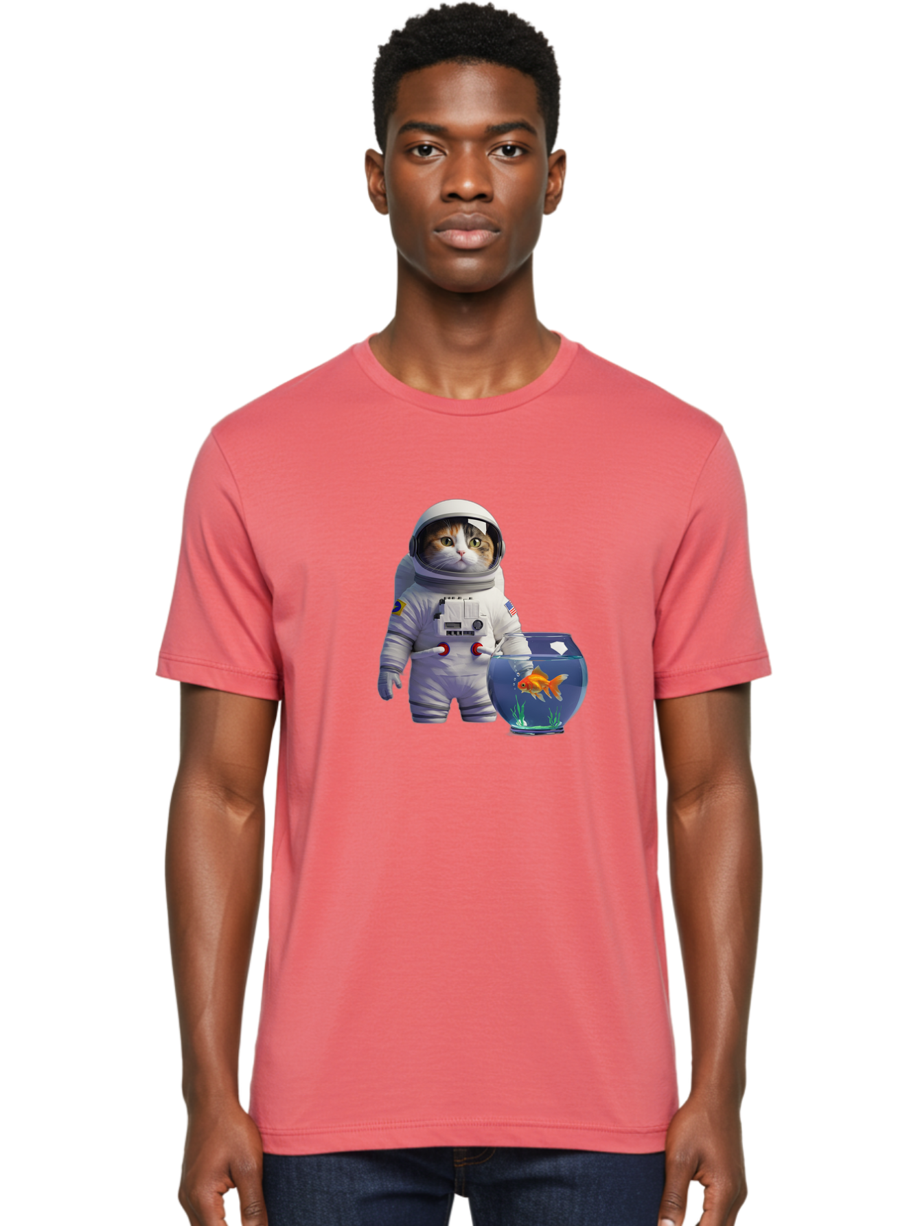 Astronaut-Cat-1 Men'S Graphic Tee, 100% Cotton, Comfortable Casual Summer Wear, Machine Washable, Vintage Camera, Old Camera, Antique Camera, Black Camera, Classic Photography, Photography Equipment, Nostalgic Device, Film Camera, Camera Art Baj962