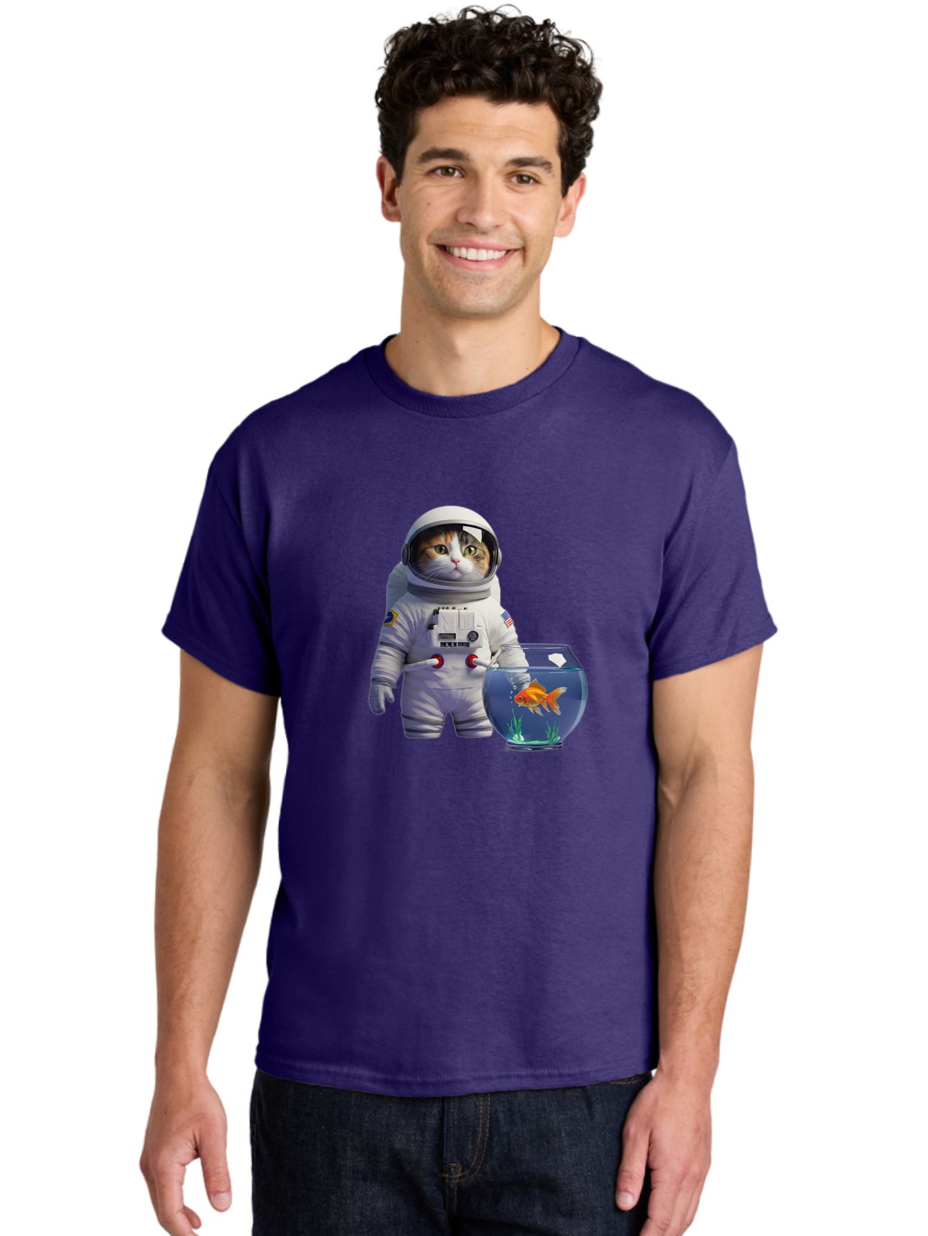 Astronaut-Cat-1 Men'S Graphic Tee, 100% Cotton, Comfortable Casual Summer Wear, Machine Washable, Vintage Camera, Old Camera, Antique Camera, Black Camera, Classic Photography, Photography Equipment, Nostalgic Device, Film Camera, Camera Art Baj962