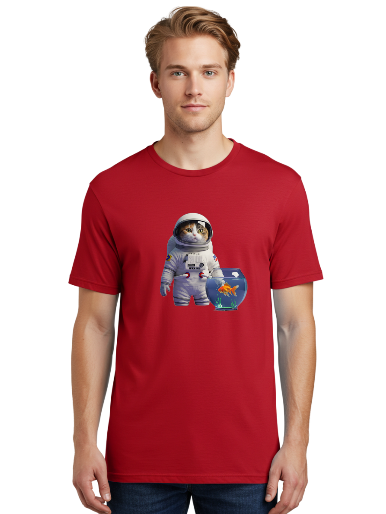 Astronaut-Cat-1 Men'S Graphic Tee, 100% Cotton, Comfortable Casual Summer Wear, Machine Washable, Vintage Camera, Old Camera, Antique Camera, Black Camera, Classic Photography, Photography Equipment, Nostalgic Device, Film Camera, Camera Art Baj962