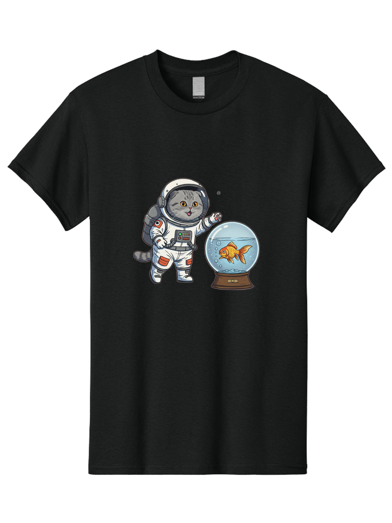 Astronaut-Cat-2 Men'S Graphic Tee, 100% Cotton, Comfortable Casual Summer Wear, Machine Washable, Vintage Camera, Old Camera, Antique Camera, Black Camera, Classic Photography, Photography Equipment, Nostalgic Device, Film Camera, Camera Art Baj963