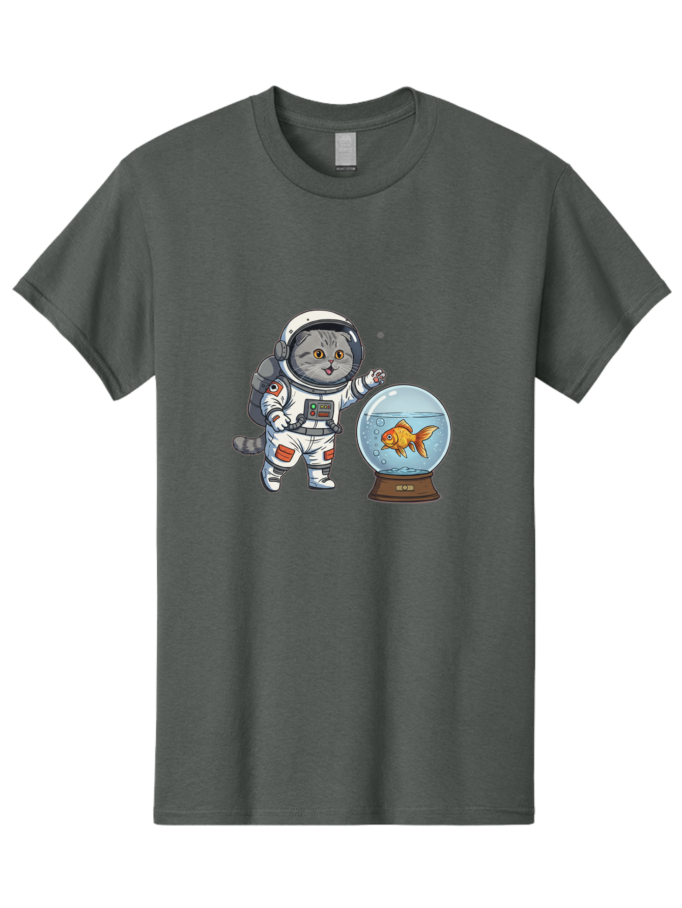 Astronaut-Cat-2 Men'S Graphic Tee, 100% Cotton, Comfortable Casual Summer Wear, Machine Washable, Vintage Camera, Old Camera, Antique Camera, Black Camera, Classic Photography, Photography Equipment, Nostalgic Device, Film Camera, Camera Art Baj963