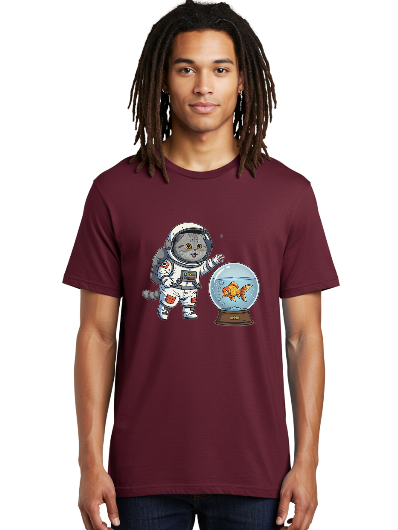 Astronaut-Cat-2 Men'S Graphic Tee, 100% Cotton, Comfortable Casual Summer Wear, Machine Washable, Vintage Camera, Old Camera, Antique Camera, Black Camera, Classic Photography, Photography Equipment, Nostalgic Device, Film Camera, Camera Art Baj963