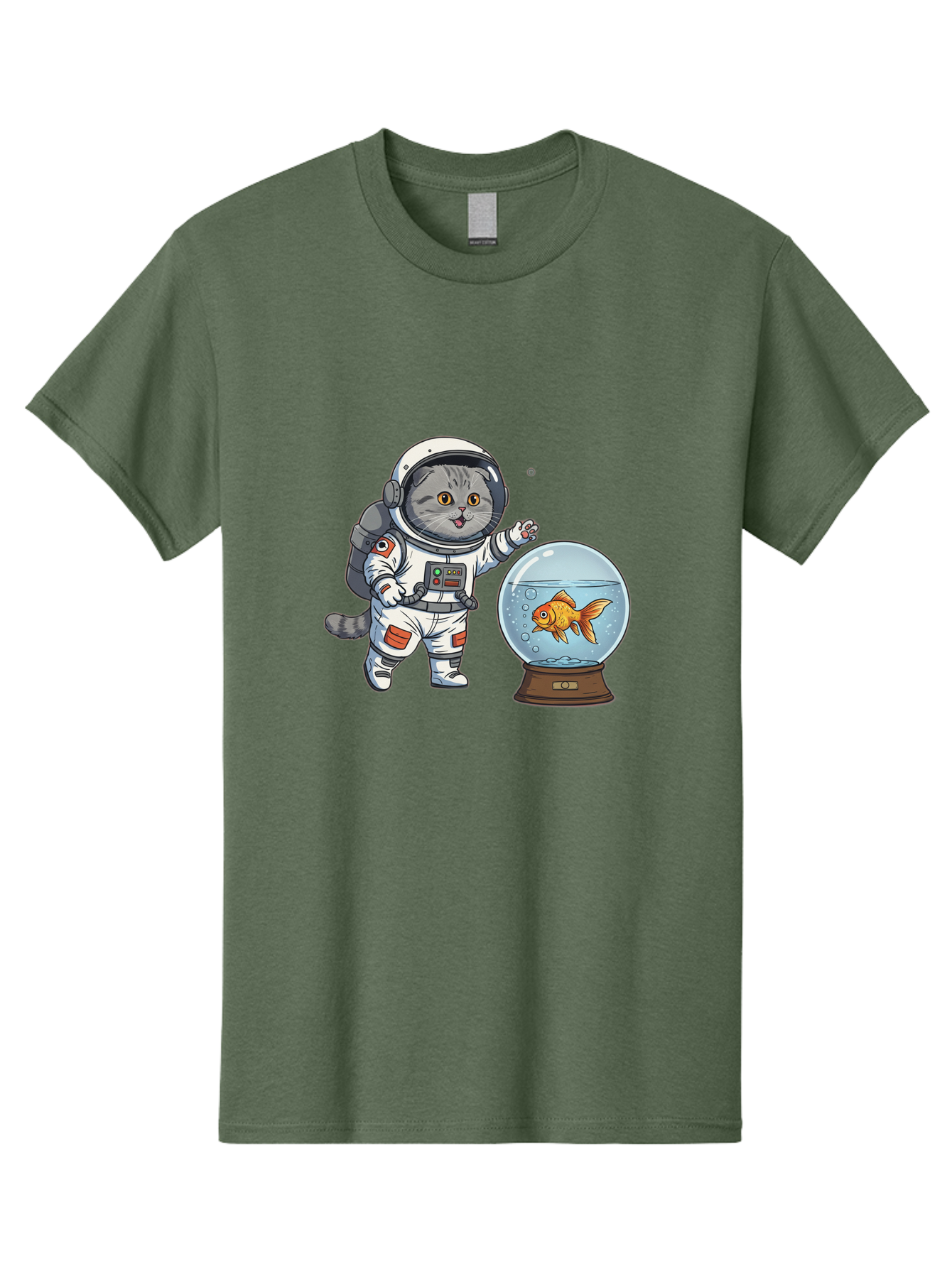 Astronaut-Cat-2 Men'S Graphic Tee, 100% Cotton, Comfortable Casual Summer Wear, Machine Washable, Vintage Camera, Old Camera, Antique Camera, Black Camera, Classic Photography, Photography Equipment, Nostalgic Device, Film Camera, Camera Art Baj963
