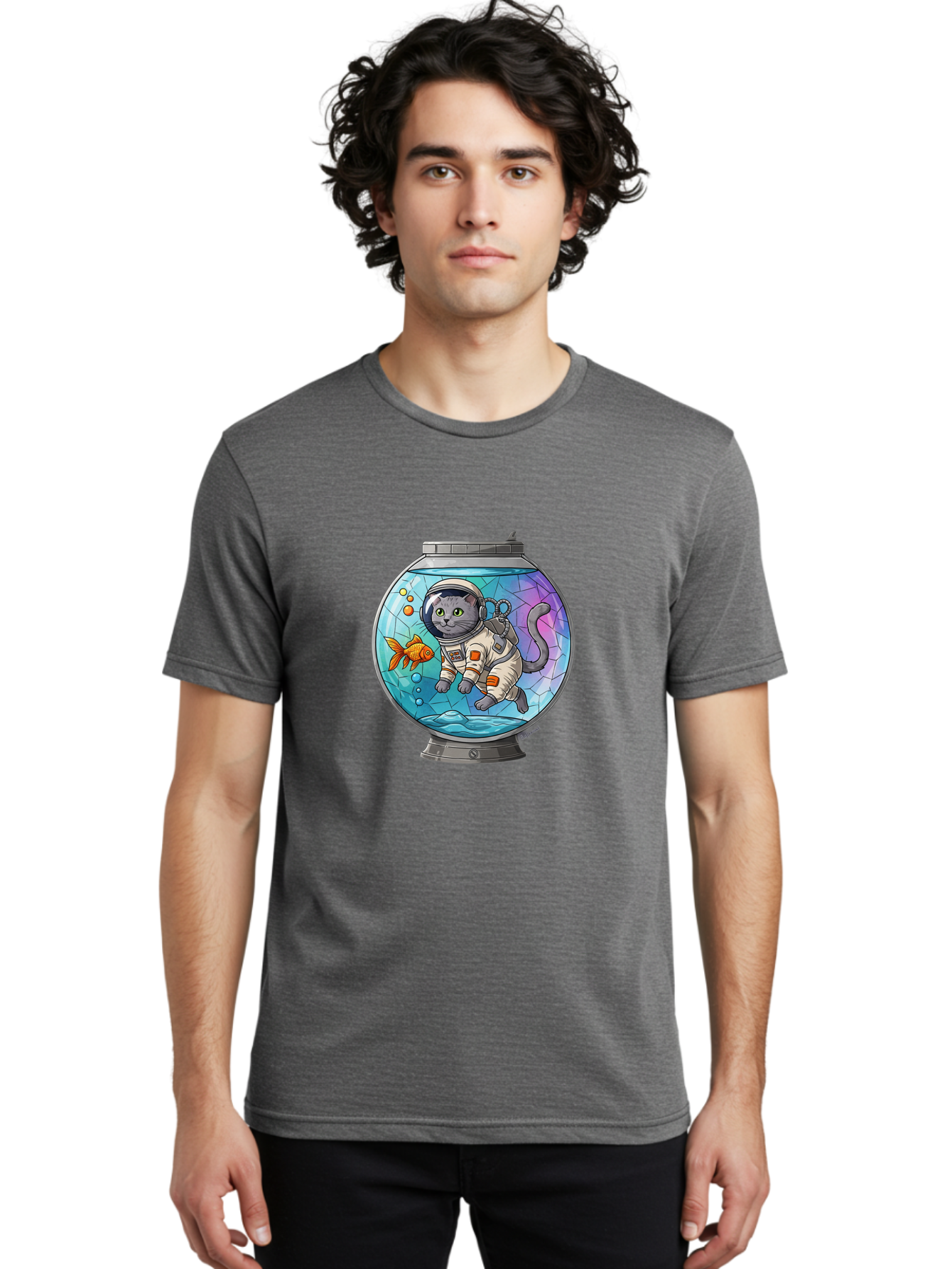 Astronaut-Cat-In-Fishbowl Men'S Graphic Tee, 100% Cotton, Comfortable Casual Summer Wear, Machine Washable, Vintage Camera, Old Camera, Antique Camera, Black Camera, Classic Photography, Photography Equipment, Nostalgic Device, Film Camera, Baj964