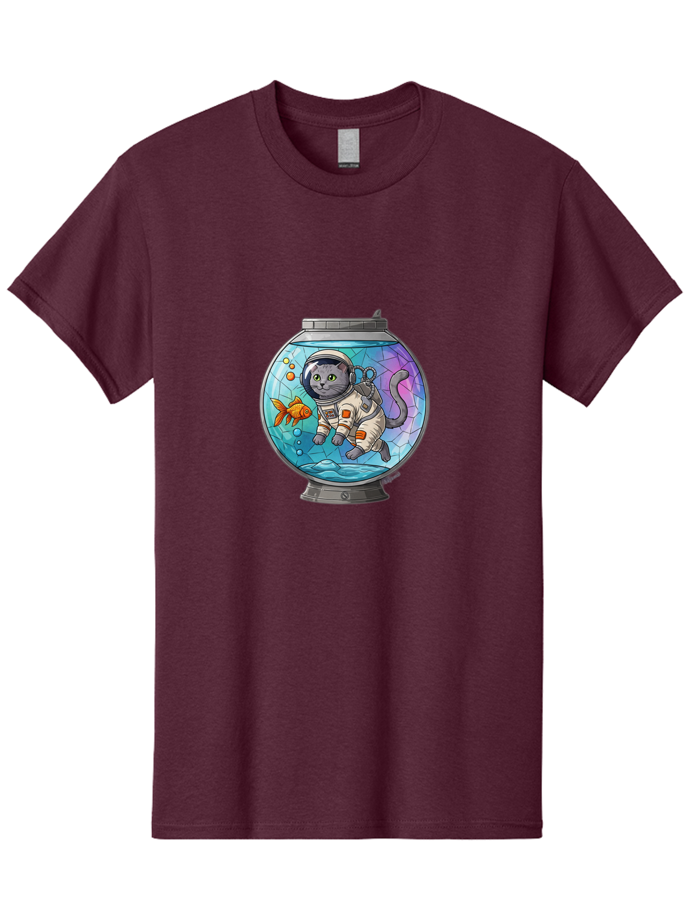 Astronaut-Cat-In-Fishbowl Men'S Graphic Tee, 100% Cotton, Comfortable Casual Summer Wear, Machine Washable, Vintage Camera, Old Camera, Antique Camera, Black Camera, Classic Photography, Photography Equipment, Nostalgic Device, Film Camera, Baj964