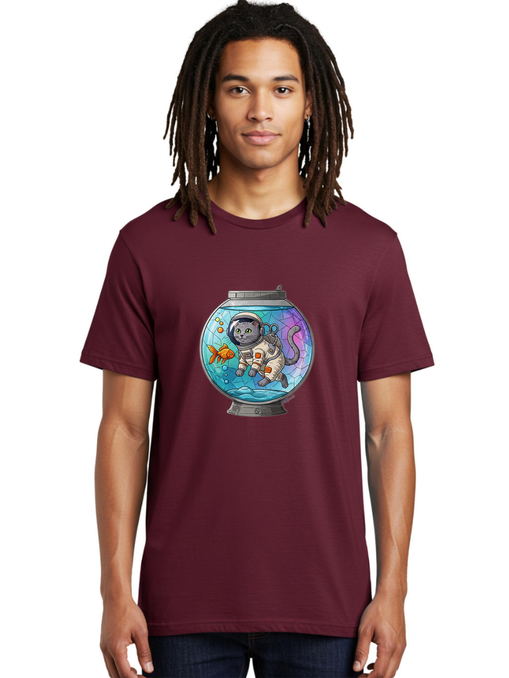 Astronaut-Cat-In-Fishbowl Men'S Graphic Tee, 100% Cotton, Comfortable Casual Summer Wear, Machine Washable, Vintage Camera, Old Camera, Antique Camera, Black Camera, Classic Photography, Photography Equipment, Nostalgic Device, Film Camera, Baj964