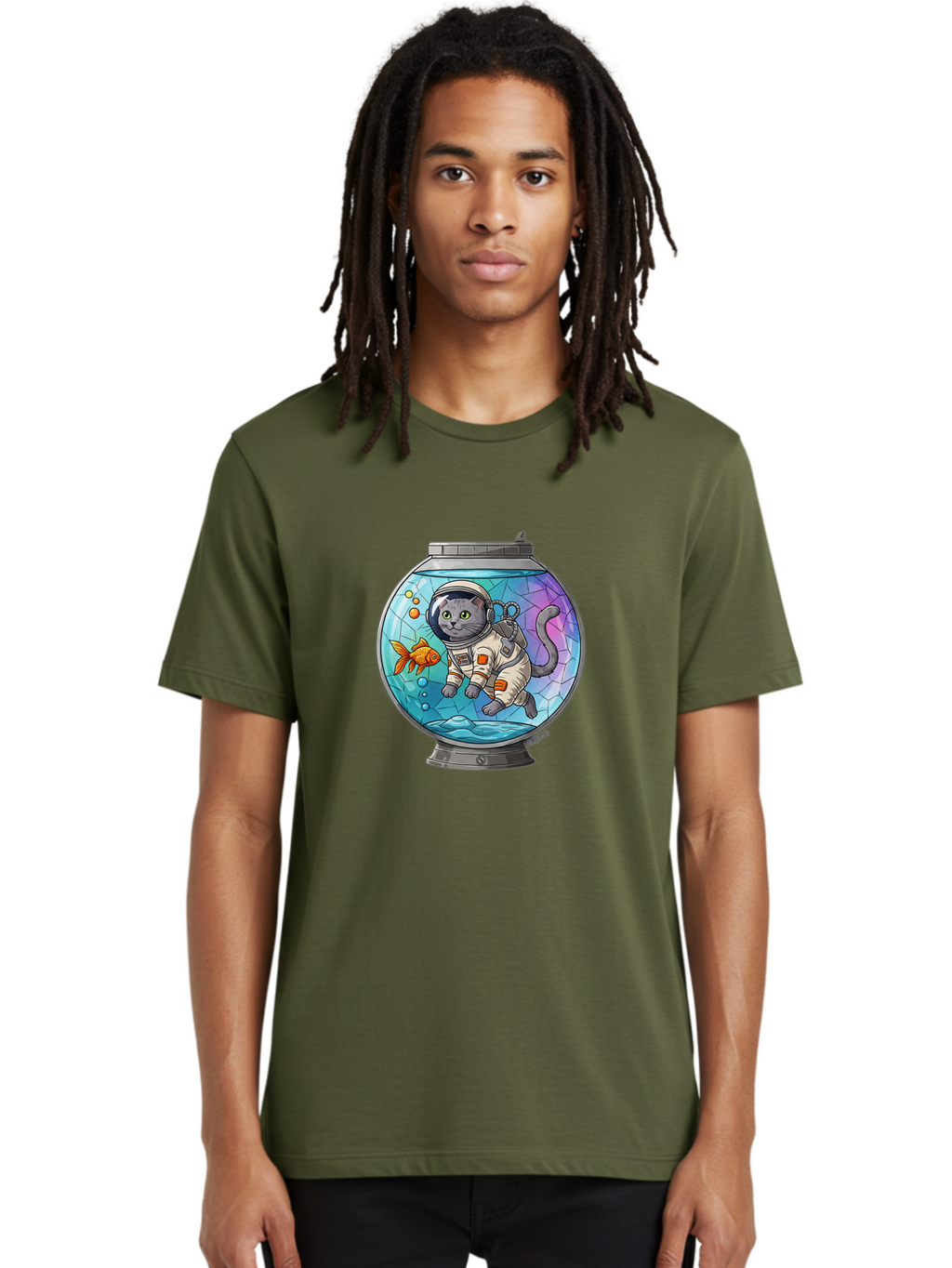 Astronaut-Cat-In-Fishbowl Men'S Graphic Tee, 100% Cotton, Comfortable Casual Summer Wear, Machine Washable, Vintage Camera, Old Camera, Antique Camera, Black Camera, Classic Photography, Photography Equipment, Nostalgic Device, Film Camera, Baj964