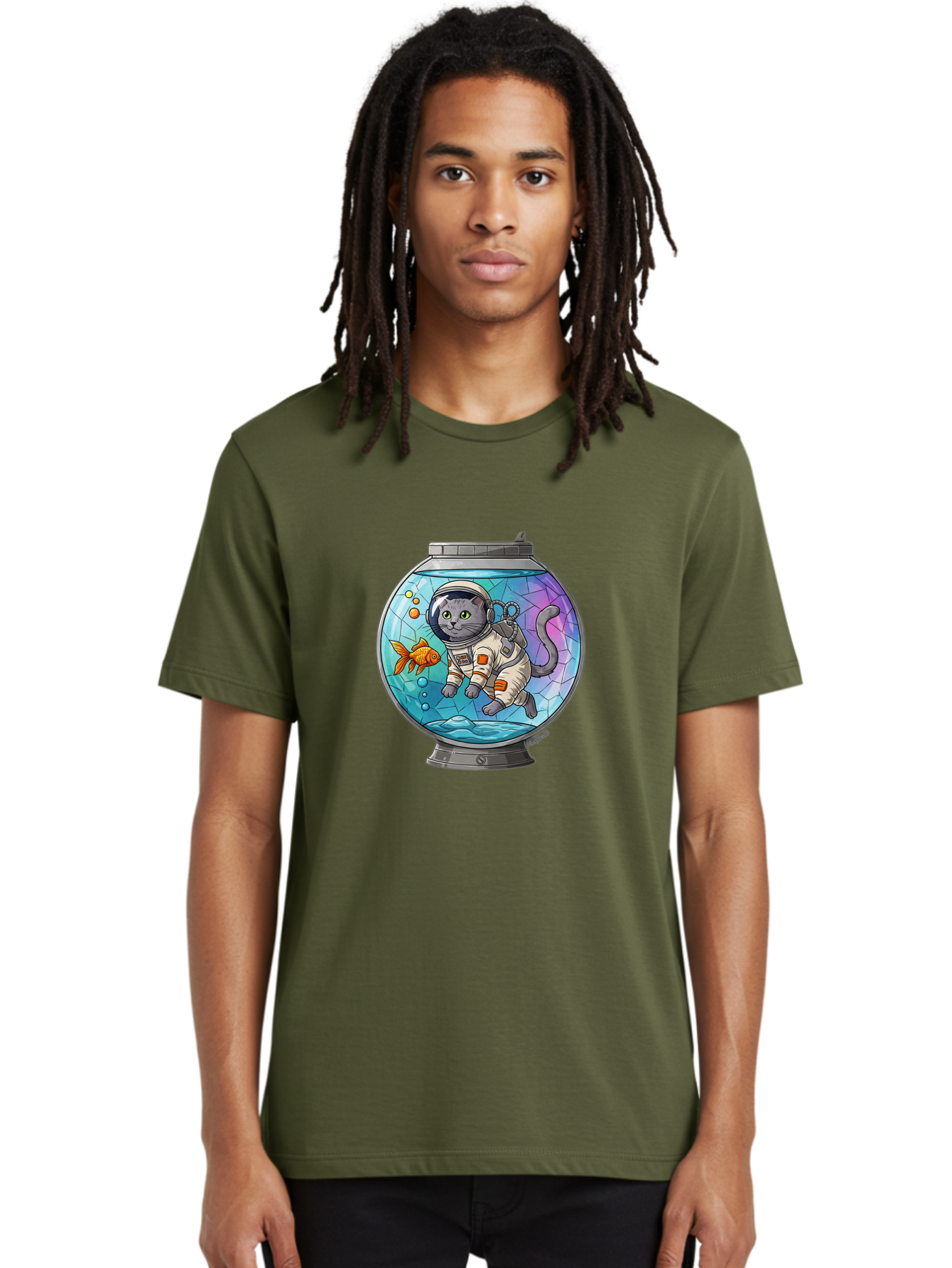 Astronaut-Cat-In-Fishbowl Men'S Graphic Tee, 100% Cotton, Comfortable Casual Summer Wear, Machine Washable, Vintage Camera, Old Camera, Antique Camera, Black Camera, Classic Photography, Photography Equipment, Nostalgic Device, Film Camera, Baj964