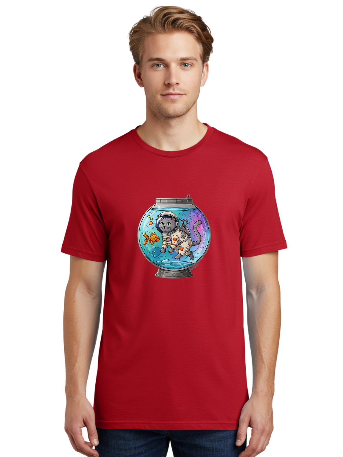 Astronaut-Cat-In-Fishbowl Men'S Graphic Tee, 100% Cotton, Comfortable Casual Summer Wear, Machine Washable, Vintage Camera, Old Camera, Antique Camera, Black Camera, Classic Photography, Photography Equipment, Nostalgic Device, Film Camera, Baj964