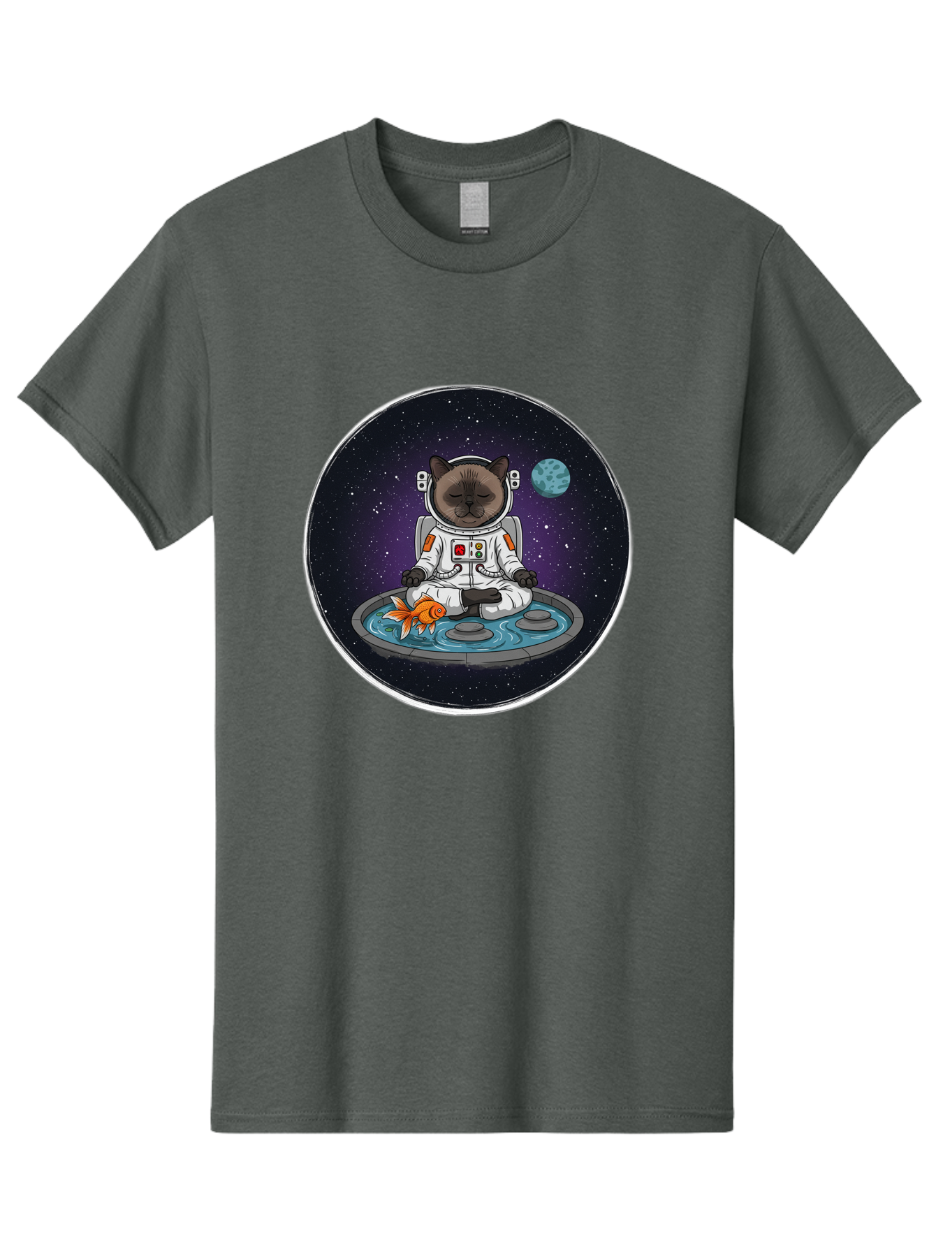 Astronaut-Cat-Meditating Men'S Graphic Tee, 100% Cotton, Comfortable Casual Summer Wear, Machine Washable, Vintage Camera, Old Camera, Antique Camera, Black Camera, Classic Photography, Photography Equipment, Nostalgic Device, Film Camera, Baj965