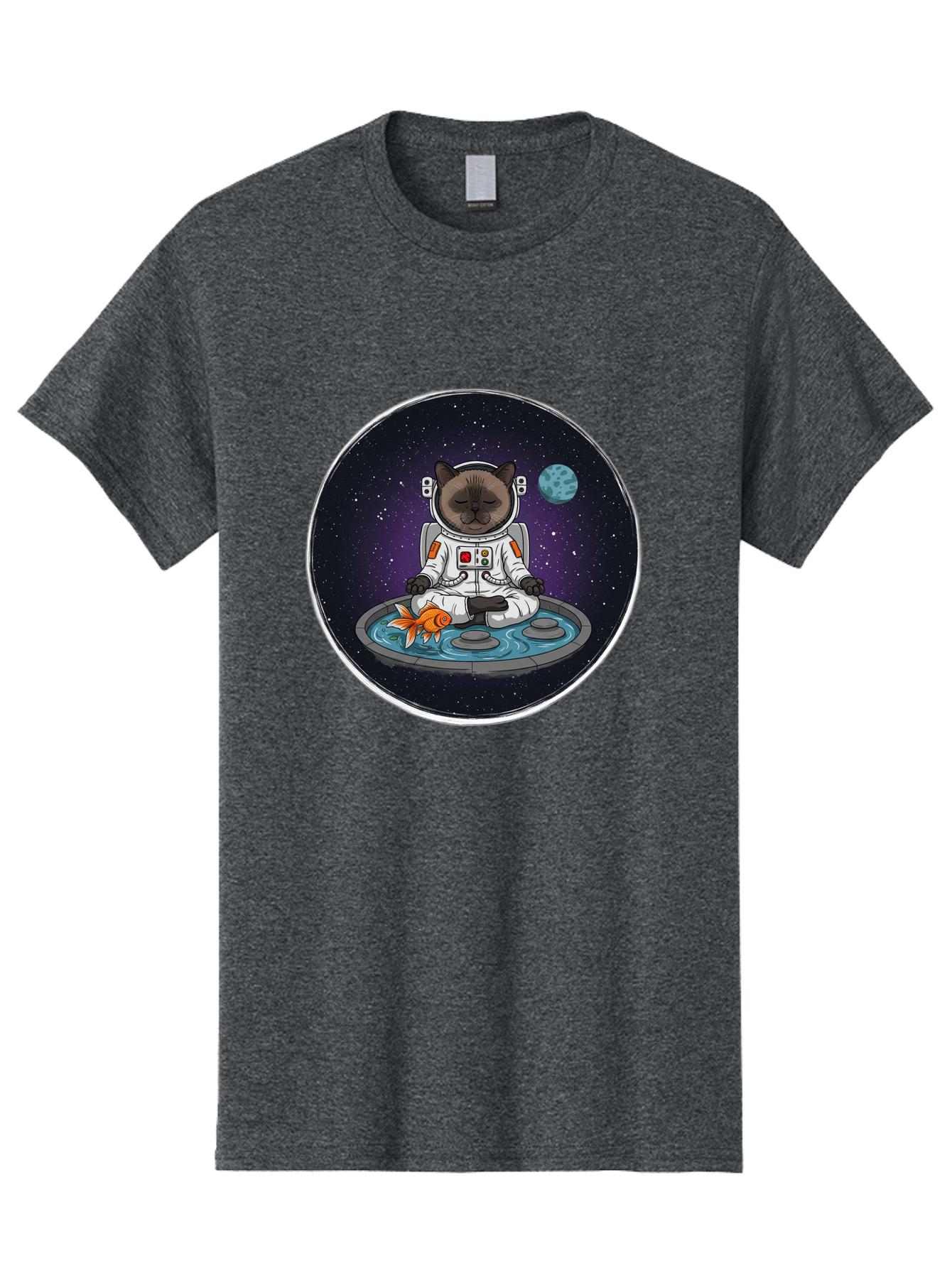 Astronaut-Cat-Meditating Men'S Graphic Tee, 100% Cotton, Comfortable Casual Summer Wear, Machine Washable, Vintage Camera, Old Camera, Antique Camera, Black Camera, Classic Photography, Photography Equipment, Nostalgic Device, Film Camera, Baj965