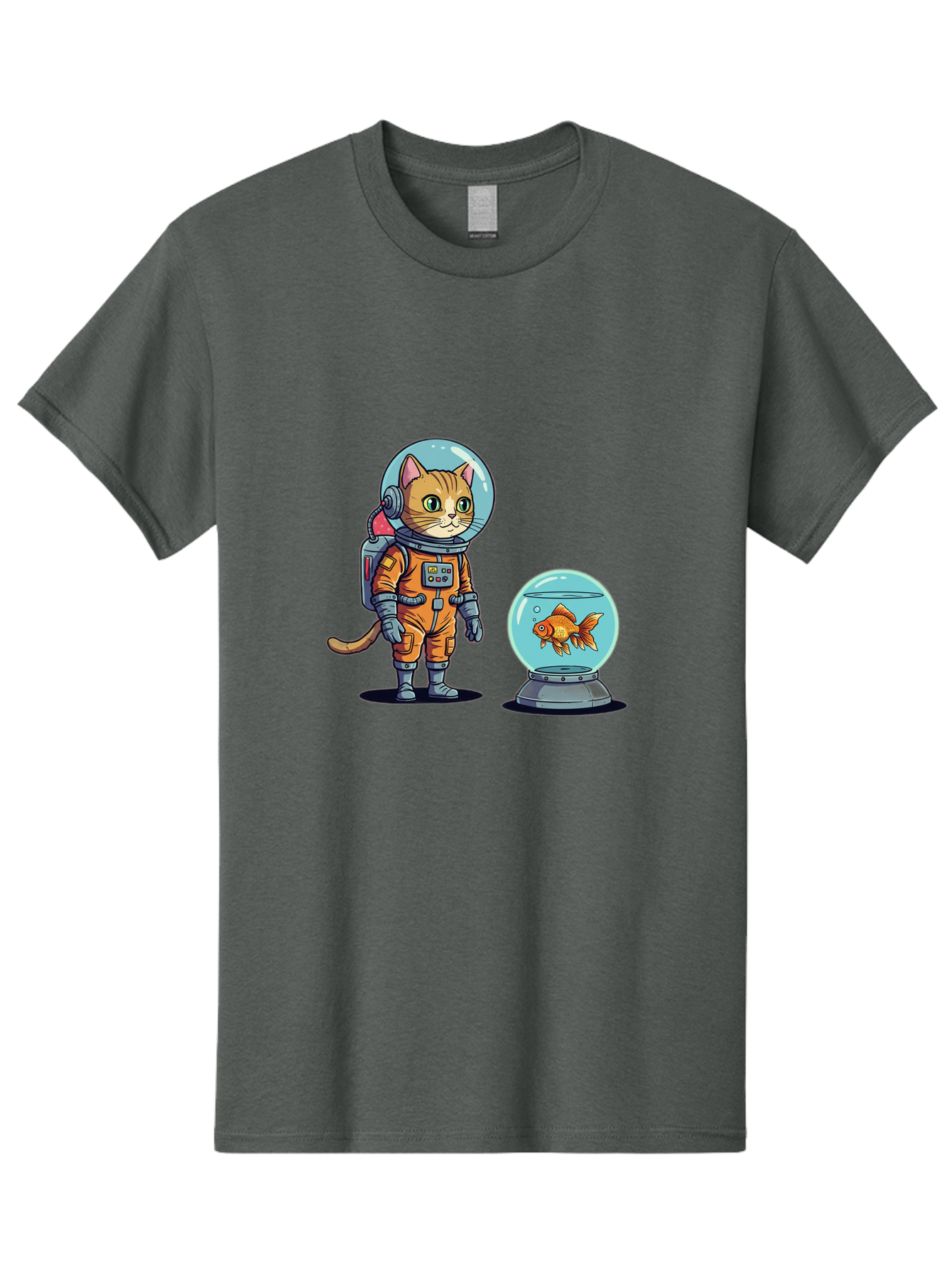 Astronaut-Cat-With-Goldfish Men'S Graphic Tee, 100% Cotton, Comfortable Casual Summer Wear, Machine Washable, Vintage Camera, Old Camera, Antique Camera, Black Camera, Classic Photography, Photography Equipment, Nostalgic Device, Film Camera, Baj966