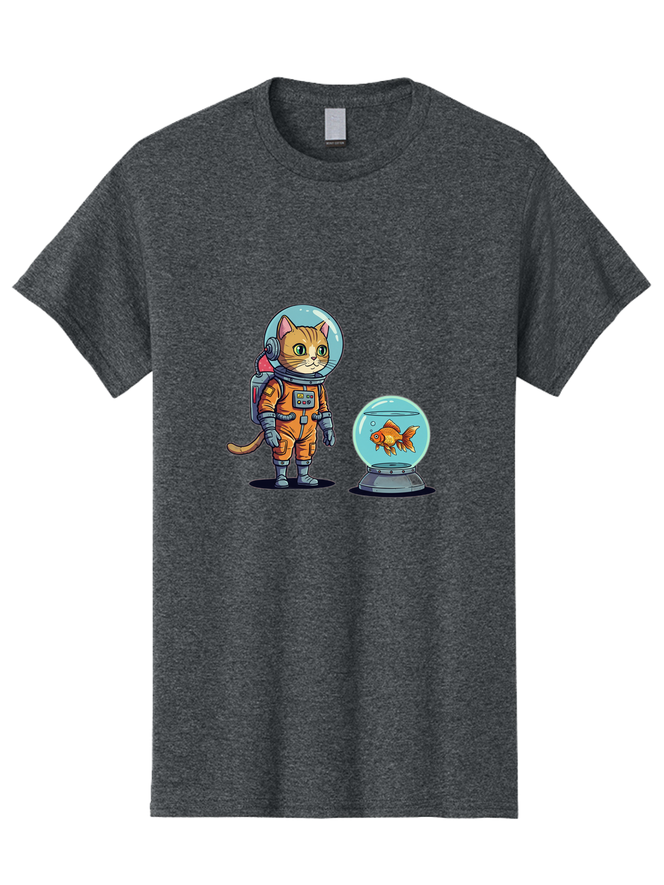Astronaut-Cat-With-Goldfish Men'S Graphic Tee, 100% Cotton, Comfortable Casual Summer Wear, Machine Washable, Vintage Camera, Old Camera, Antique Camera, Black Camera, Classic Photography, Photography Equipment, Nostalgic Device, Film Camera, Baj966