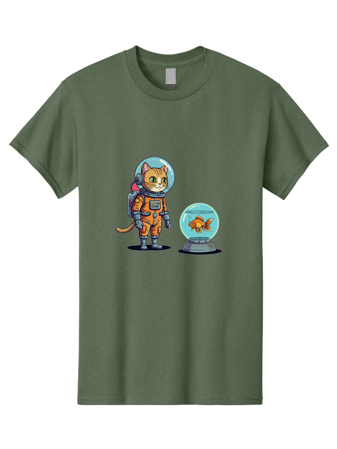 Astronaut-Cat-With-Goldfish Men'S Graphic Tee, 100% Cotton, Comfortable Casual Summer Wear, Machine Washable, Vintage Camera, Old Camera, Antique Camera, Black Camera, Classic Photography, Photography Equipment, Nostalgic Device, Film Camera, Baj966