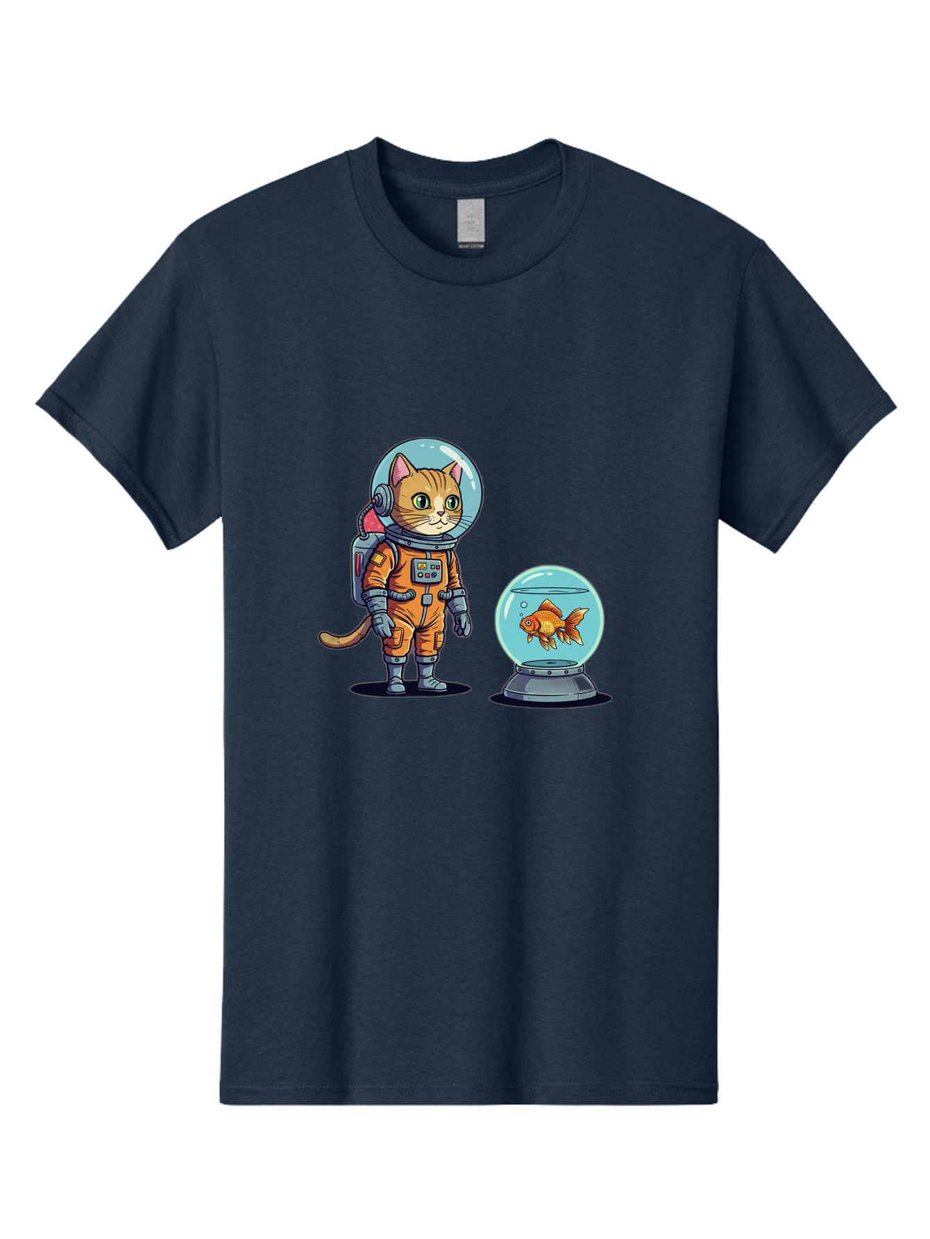 Astronaut-Cat-With-Goldfish Men'S Graphic Tee, 100% Cotton, Comfortable Casual Summer Wear, Machine Washable, Vintage Camera, Old Camera, Antique Camera, Black Camera, Classic Photography, Photography Equipment, Nostalgic Device, Film Camera, Baj966