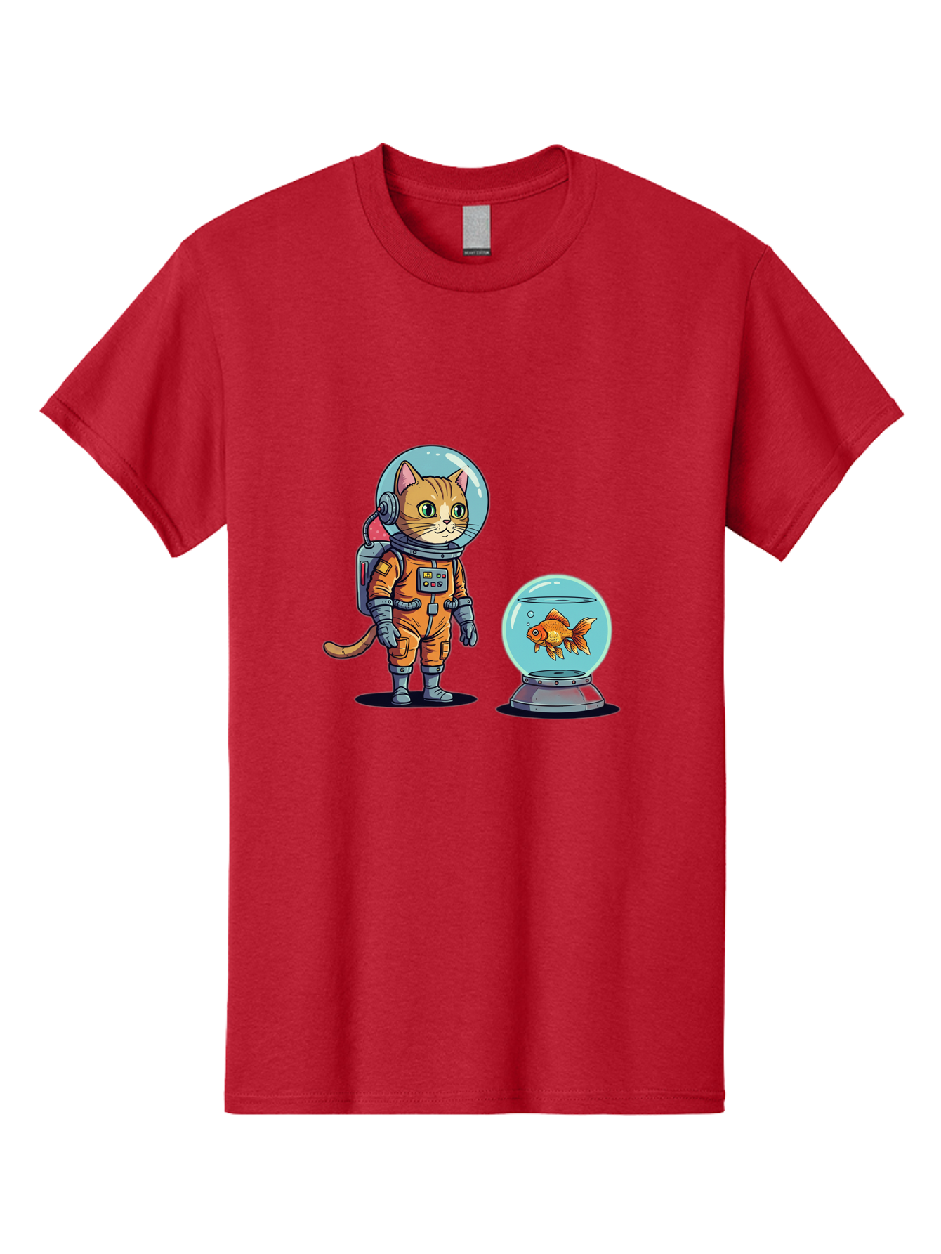 Astronaut-Cat-With-Goldfish Men'S Graphic Tee, 100% Cotton, Comfortable Casual Summer Wear, Machine Washable, Vintage Camera, Old Camera, Antique Camera, Black Camera, Classic Photography, Photography Equipment, Nostalgic Device, Film Camera, Baj966