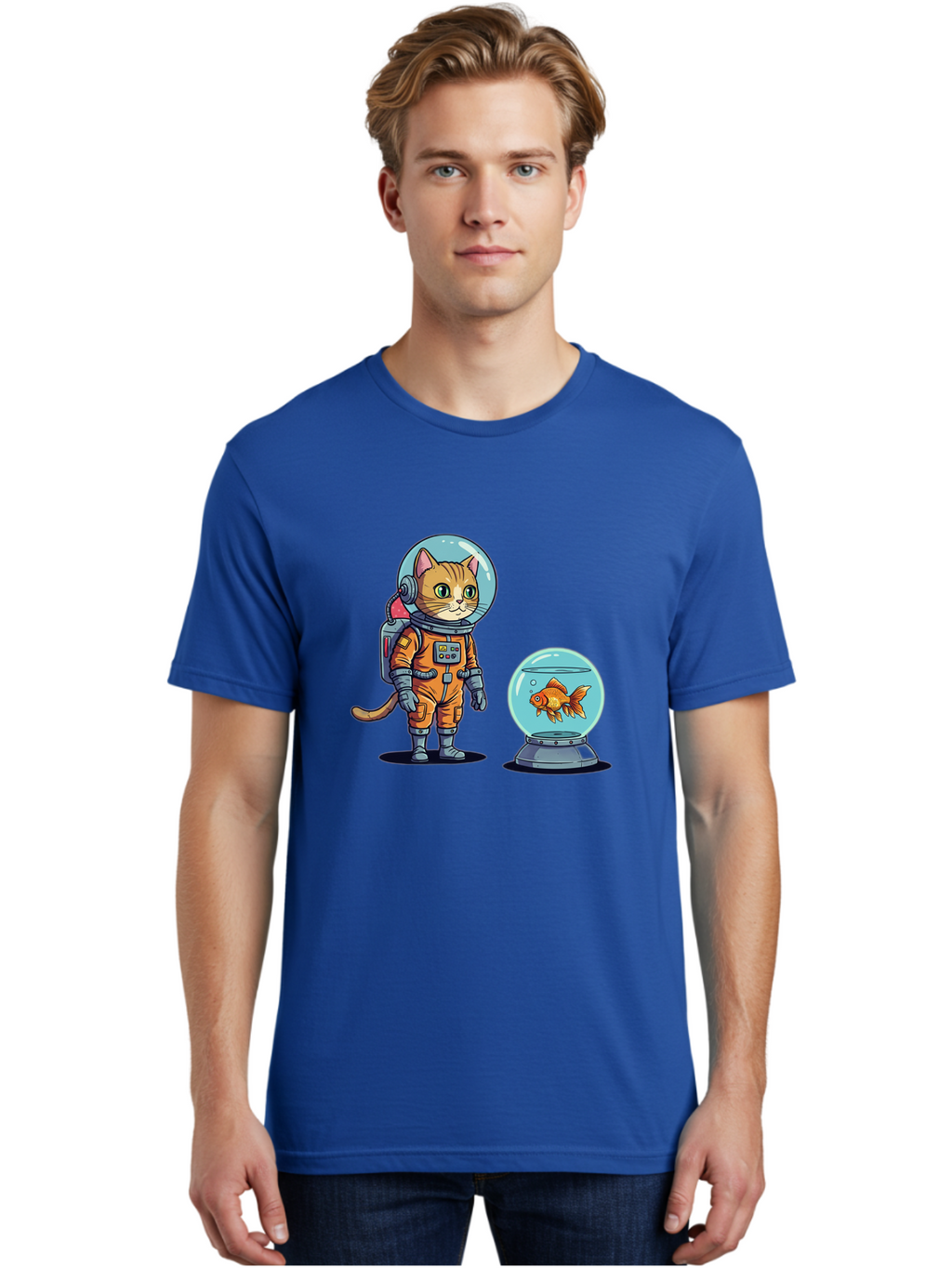 Astronaut-Cat-With-Goldfish Men'S Graphic Tee, 100% Cotton, Comfortable Casual Summer Wear, Machine Washable, Vintage Camera, Old Camera, Antique Camera, Black Camera, Classic Photography, Photography Equipment, Nostalgic Device, Film Camera, Baj966
