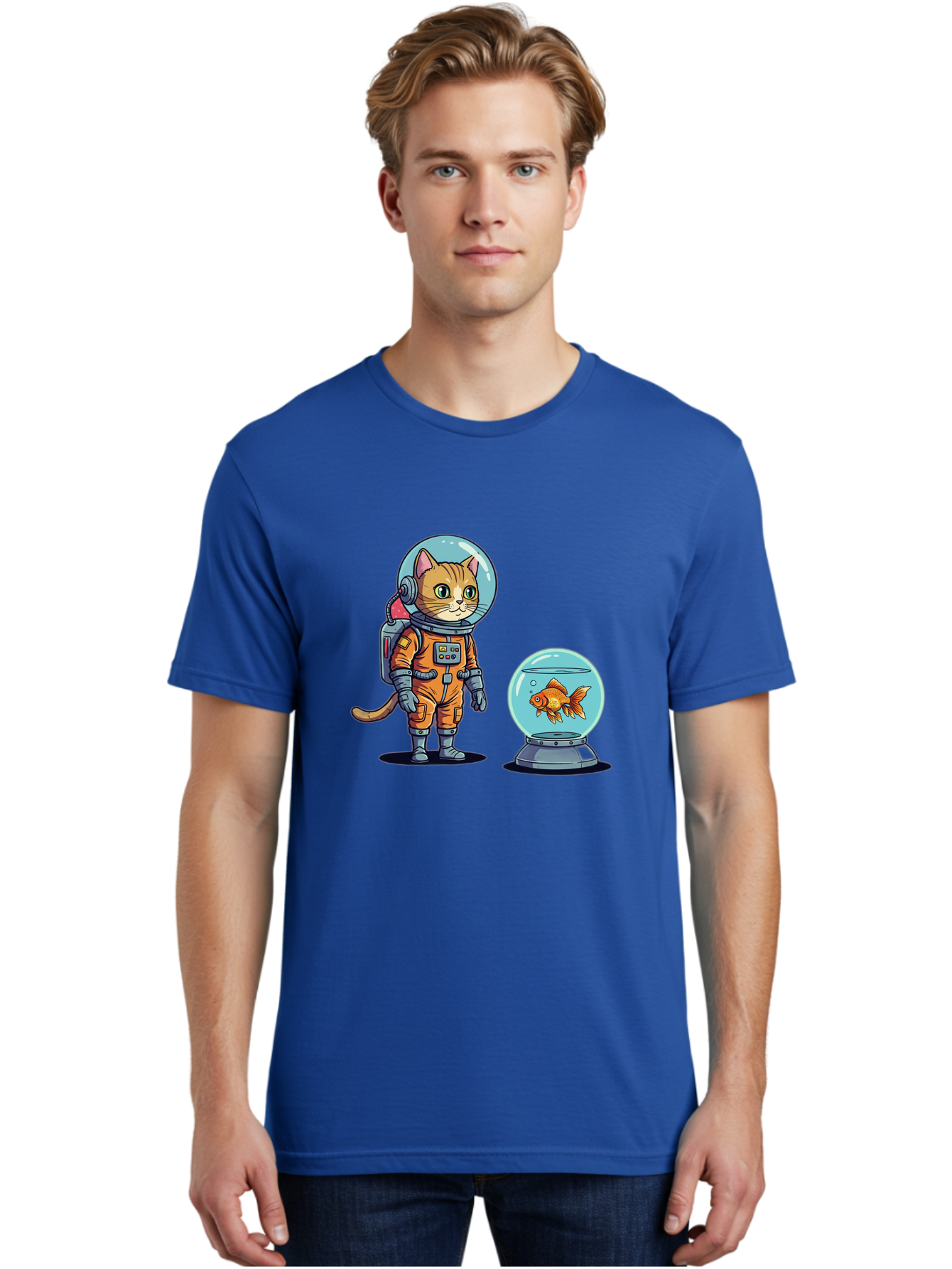 Astronaut-Cat-With-Goldfish Men'S Graphic Tee, 100% Cotton, Comfortable Casual Summer Wear, Machine Washable, Vintage Camera, Old Camera, Antique Camera, Black Camera, Classic Photography, Photography Equipment, Nostalgic Device, Film Camera, Baj966