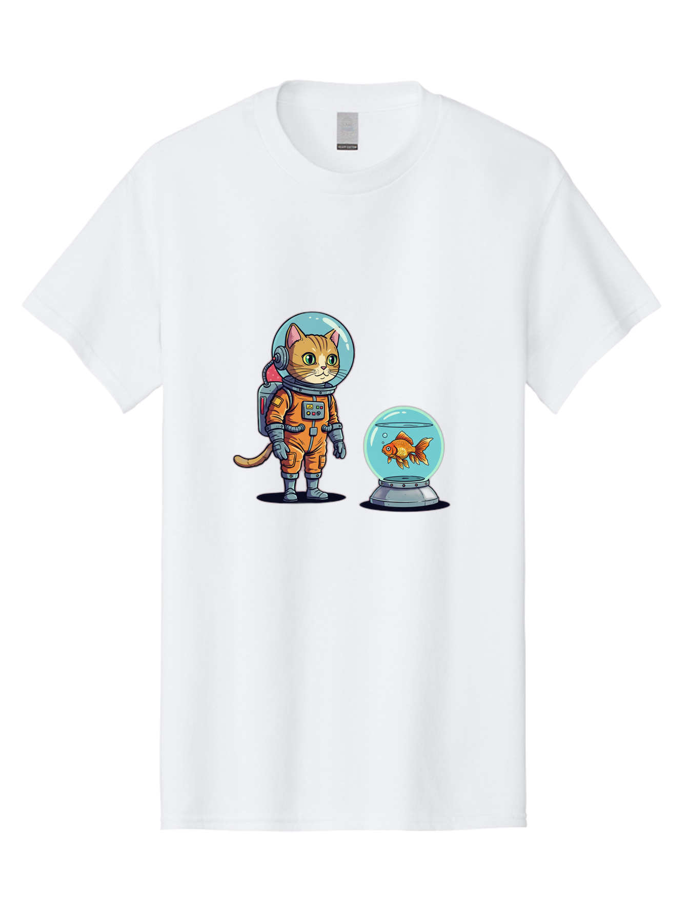 Astronaut-Cat-With-Goldfish Men'S Graphic Tee, 100% Cotton, Comfortable Casual Summer Wear, Machine Washable, Vintage Camera, Old Camera, Antique Camera, Black Camera, Classic Photography, Photography Equipment, Nostalgic Device, Film Camera, Baj966