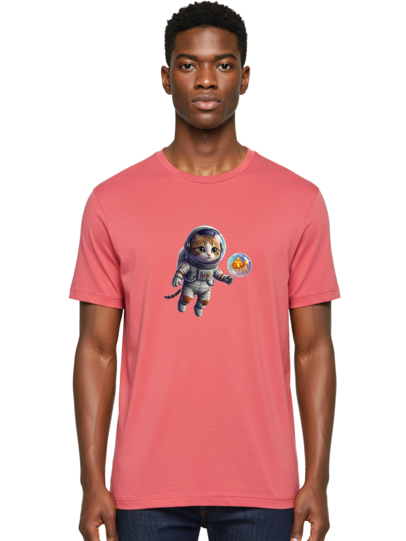 Astronaut-Cat Men'S Graphic Tee, 100% Cotton, Comfortable Casual Summer Wear, Machine Washable, Vintage Camera, Old Camera, Antique Camera, Black Camera, Classic Photography, Photography Equipment, Nostalgic Device, Film Camera, Camera Art Baj967