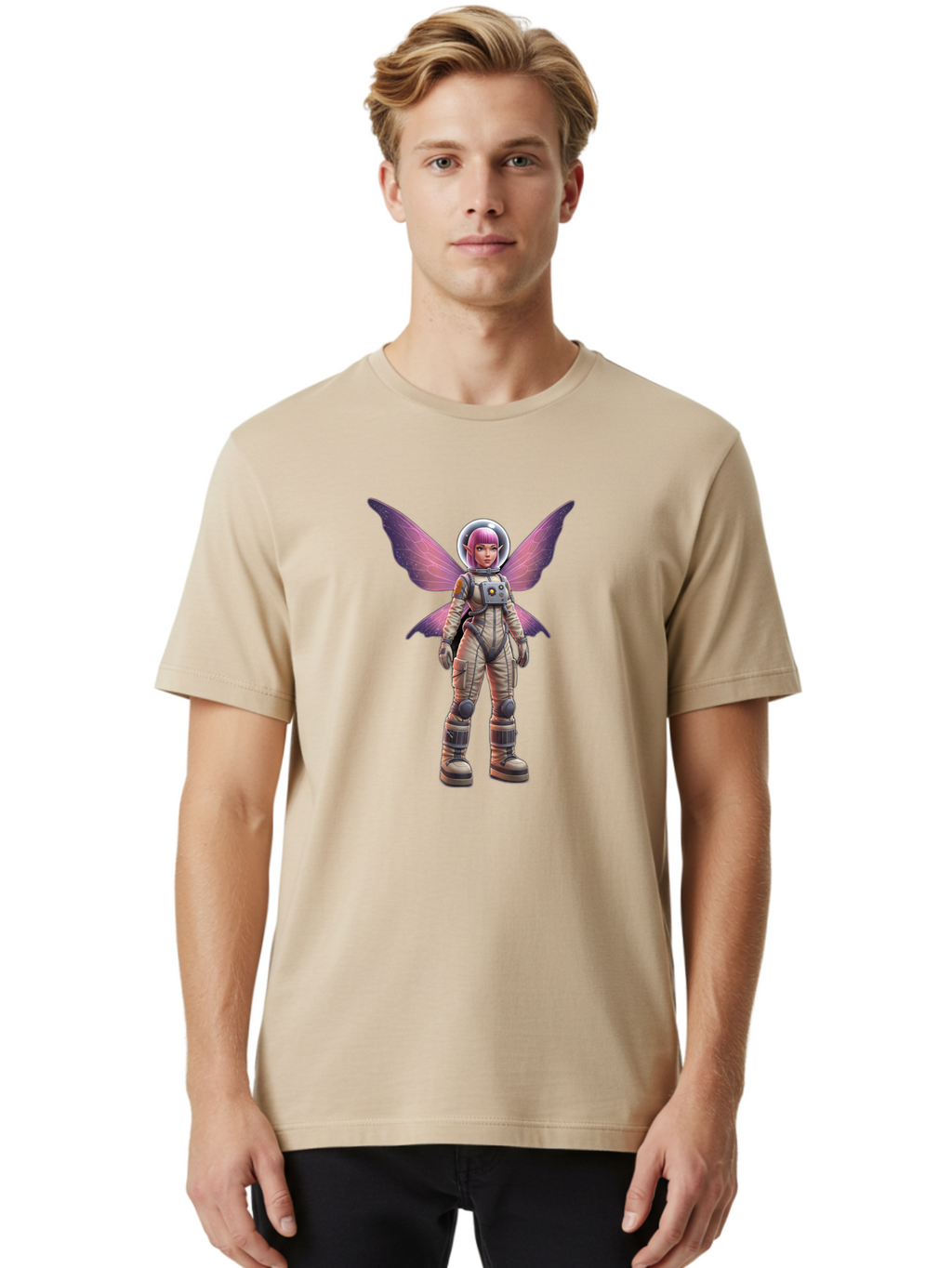 Astronaut-Fairy Men'S Graphic Tee, 100% Cotton, Comfortable Casual Summer Wear, Machine Washable, Vintage Camera, Old Camera, Antique Camera, Black Camera, Classic Photography, Photography Equipment, Nostalgic Device, Film Camera, Camera Art Baj968