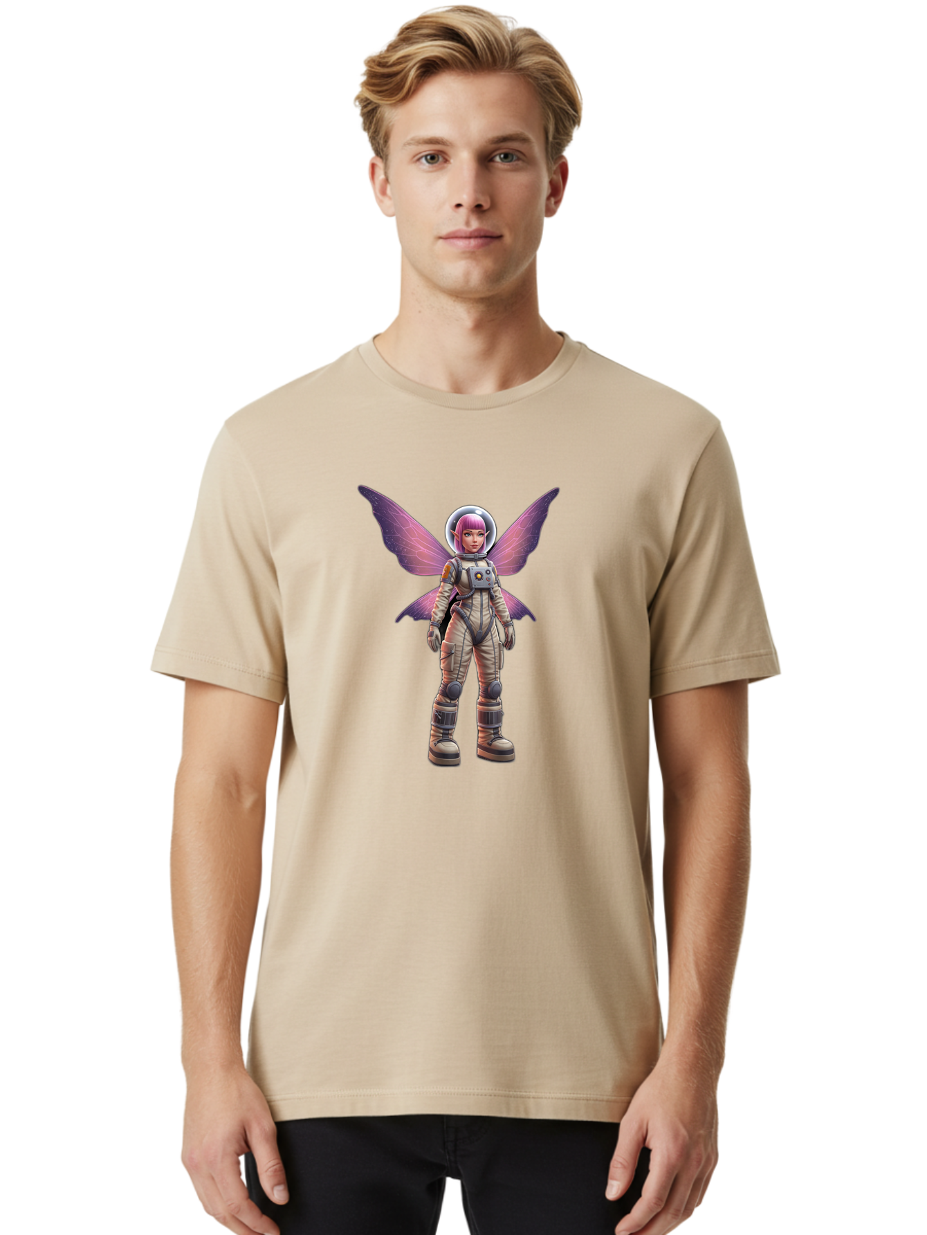 Astronaut-Fairy Men'S Graphic Tee, 100% Cotton, Comfortable Casual Summer Wear, Machine Washable, Vintage Camera, Old Camera, Antique Camera, Black Camera, Classic Photography, Photography Equipment, Nostalgic Device, Film Camera, Camera Art Baj968