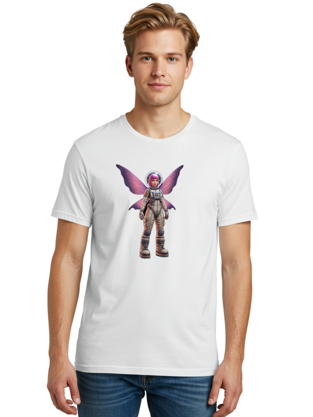 Astronaut-Fairy Men'S Graphic Tee, 100% Cotton, Comfortable Casual Summer Wear, Machine Washable, Vintage Camera, Old Camera, Antique Camera, Black Camera, Classic Photography, Photography Equipment, Nostalgic Device, Film Camera, Camera Art Baj968