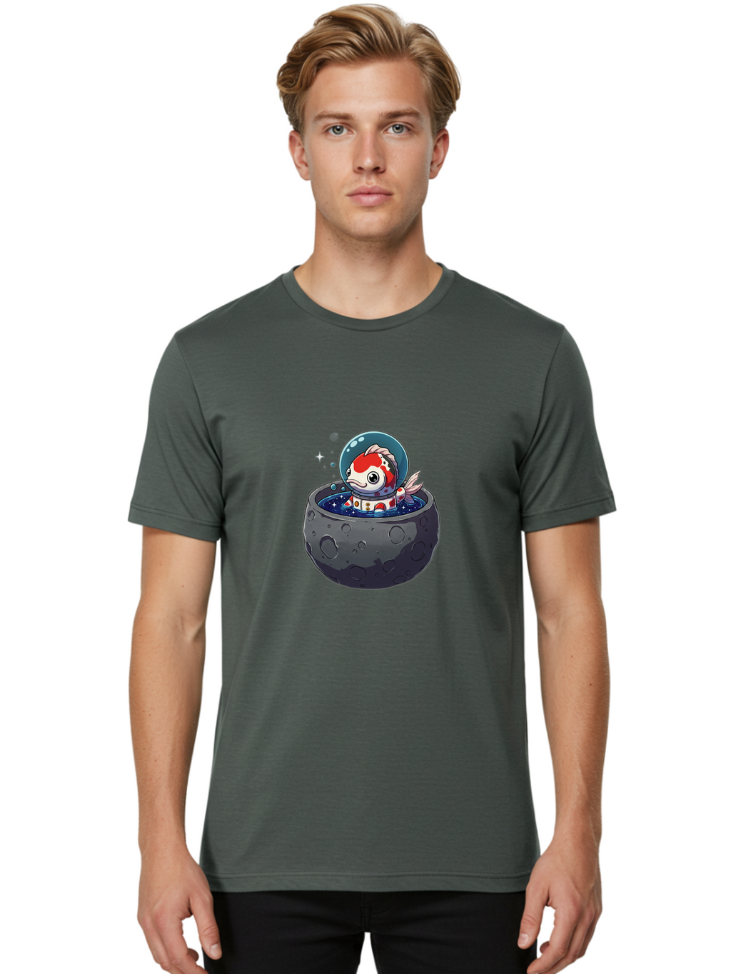 Astronaut-Koi-Fish Men'S Graphic Tee, 100% Cotton, Comfortable Casual Summer Wear, Machine Washable, Vintage Camera, Old Camera, Antique Camera, Black Camera, Classic Photography, Photography Equipment, Nostalgic Device, Film Camera, Baj969