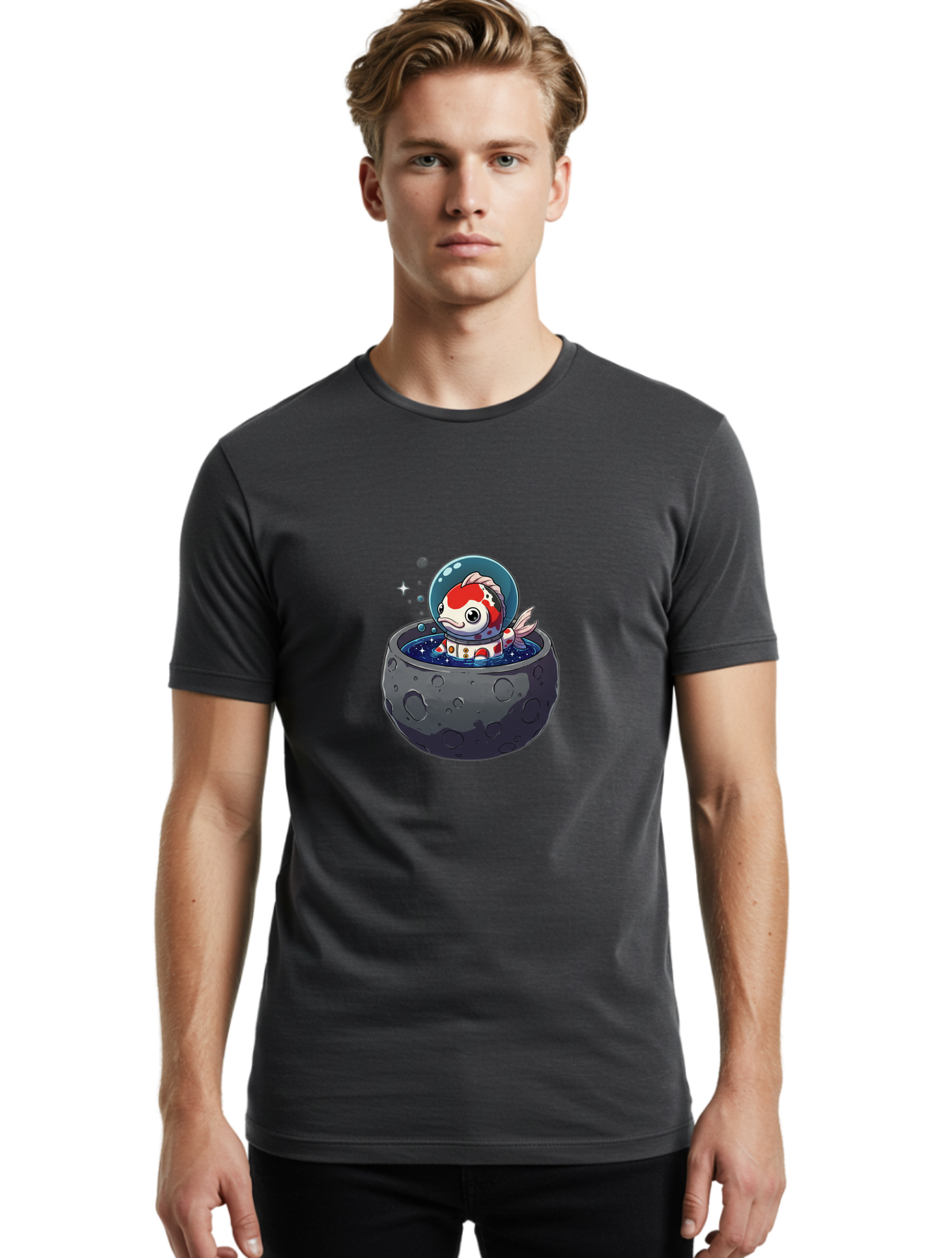 Astronaut-Koi-Fish Men'S Graphic Tee, 100% Cotton, Comfortable Casual Summer Wear, Machine Washable, Vintage Camera, Old Camera, Antique Camera, Black Camera, Classic Photography, Photography Equipment, Nostalgic Device, Film Camera, Baj969