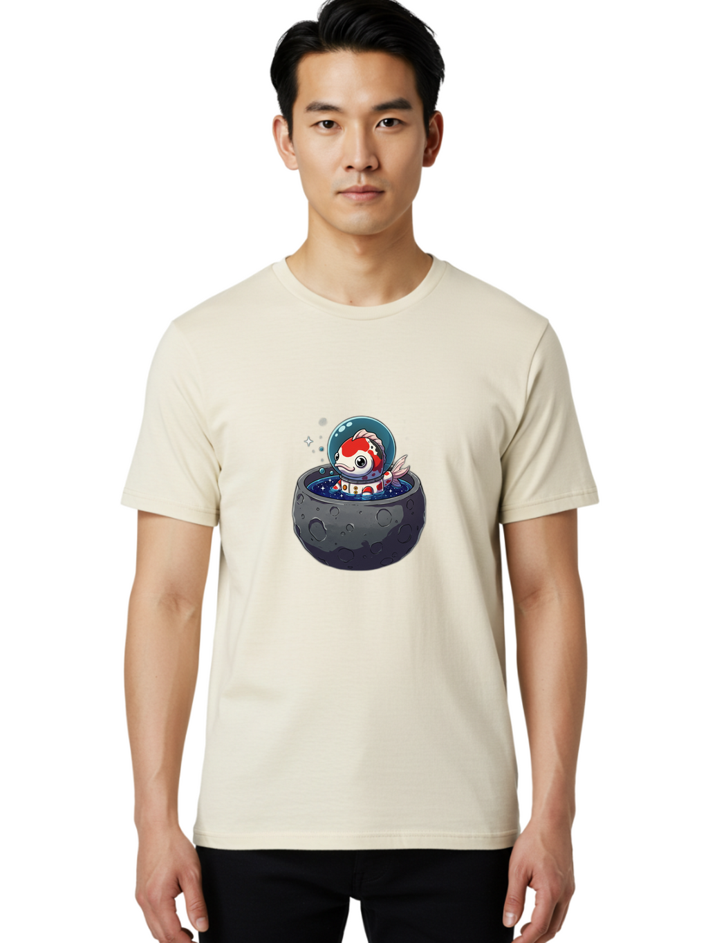Astronaut-Koi-Fish Men'S Graphic Tee, 100% Cotton, Comfortable Casual Summer Wear, Machine Washable, Vintage Camera, Old Camera, Antique Camera, Black Camera, Classic Photography, Photography Equipment, Nostalgic Device, Film Camera, Baj969