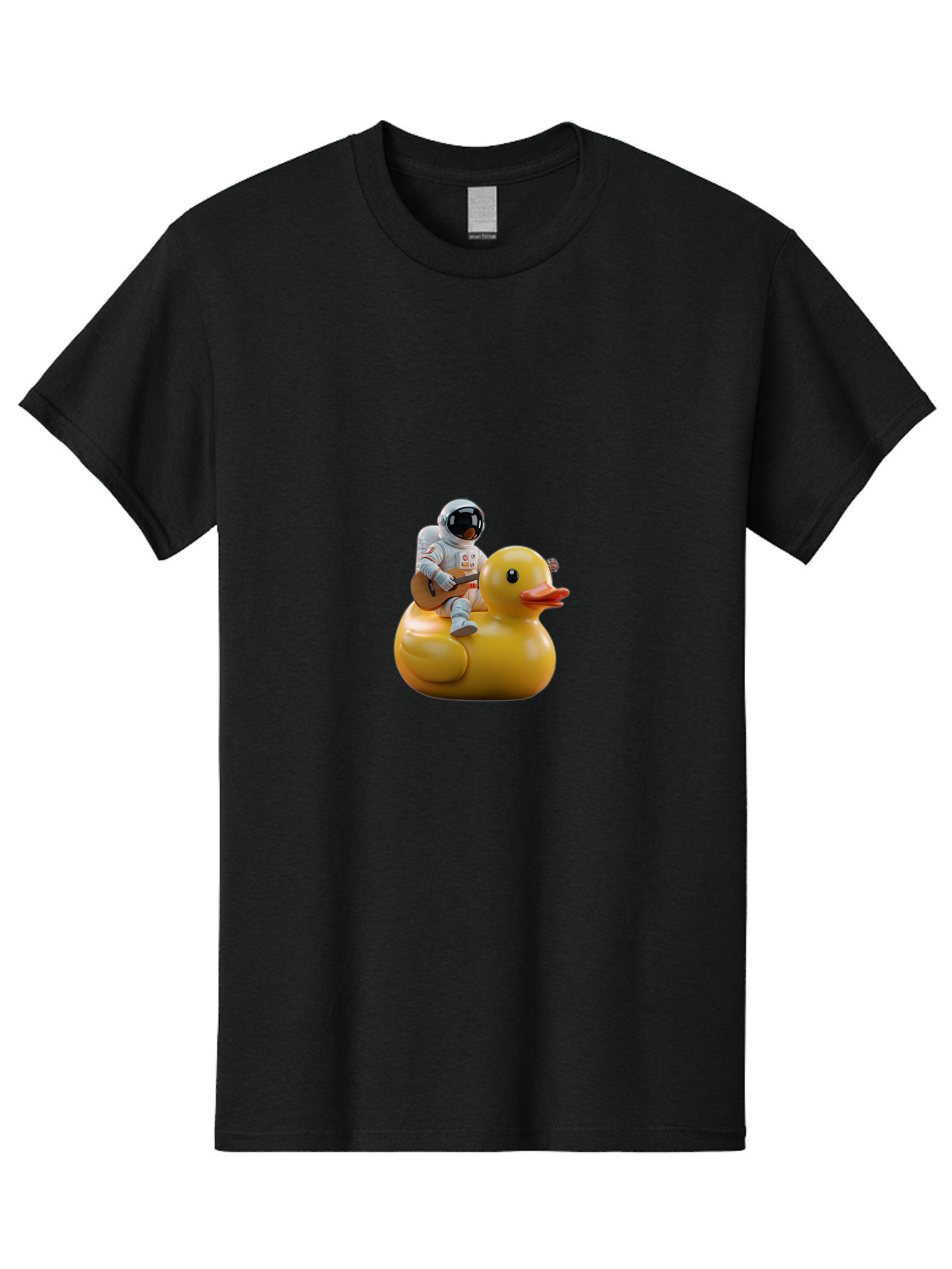 Astronaut-On-Duck-2 Men'S Graphic Tee, 100% Cotton, Comfortable Casual Summer Wear, Machine Washable, Vintage Camera, Old Camera, Antique Camera, Black Camera, Classic Photography, Photography Equipment, Nostalgic Device, Film Camera, Baj971