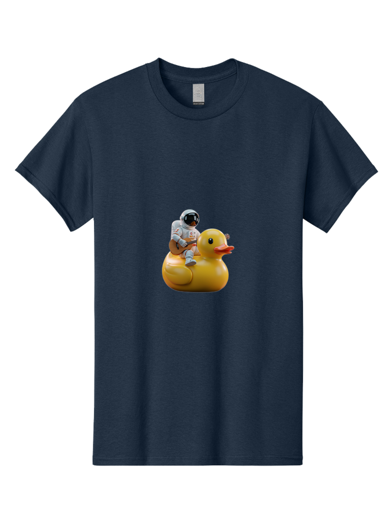 Astronaut-On-Duck-2 Men'S Graphic Tee, 100% Cotton, Comfortable Casual Summer Wear, Machine Washable, Vintage Camera, Old Camera, Antique Camera, Black Camera, Classic Photography, Photography Equipment, Nostalgic Device, Film Camera, Baj971