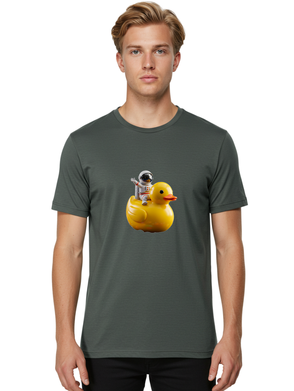 Astronaut-On-Duck Men'S Graphic Tee, 100% Cotton, Comfortable Casual Summer Wear, Machine Washable, Vintage Camera, Old Camera, Antique Camera, Black Camera, Classic Photography, Photography Equipment, Nostalgic Device, Film Camera, Camera Art Baj972
